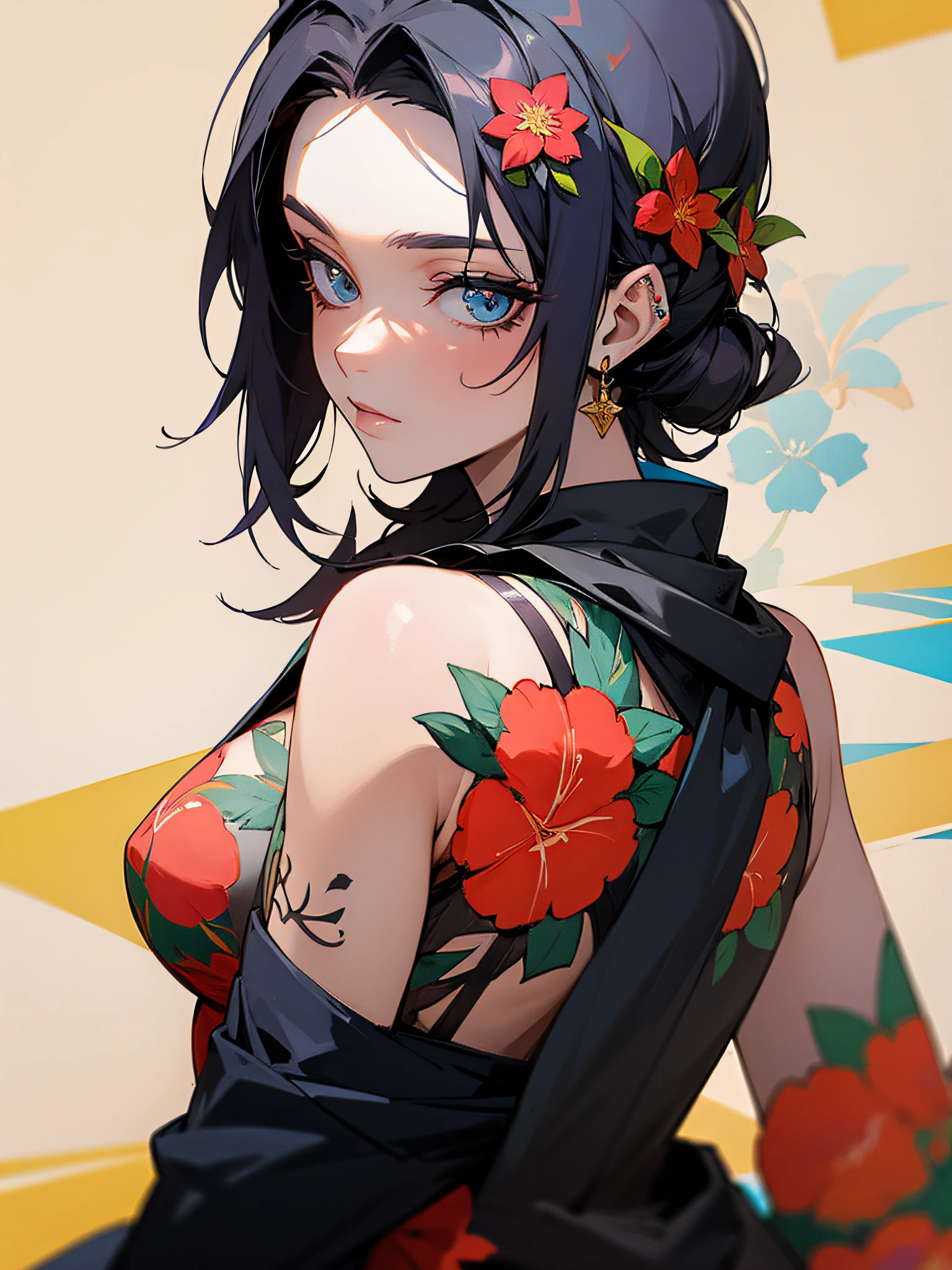 Tatuagem floral