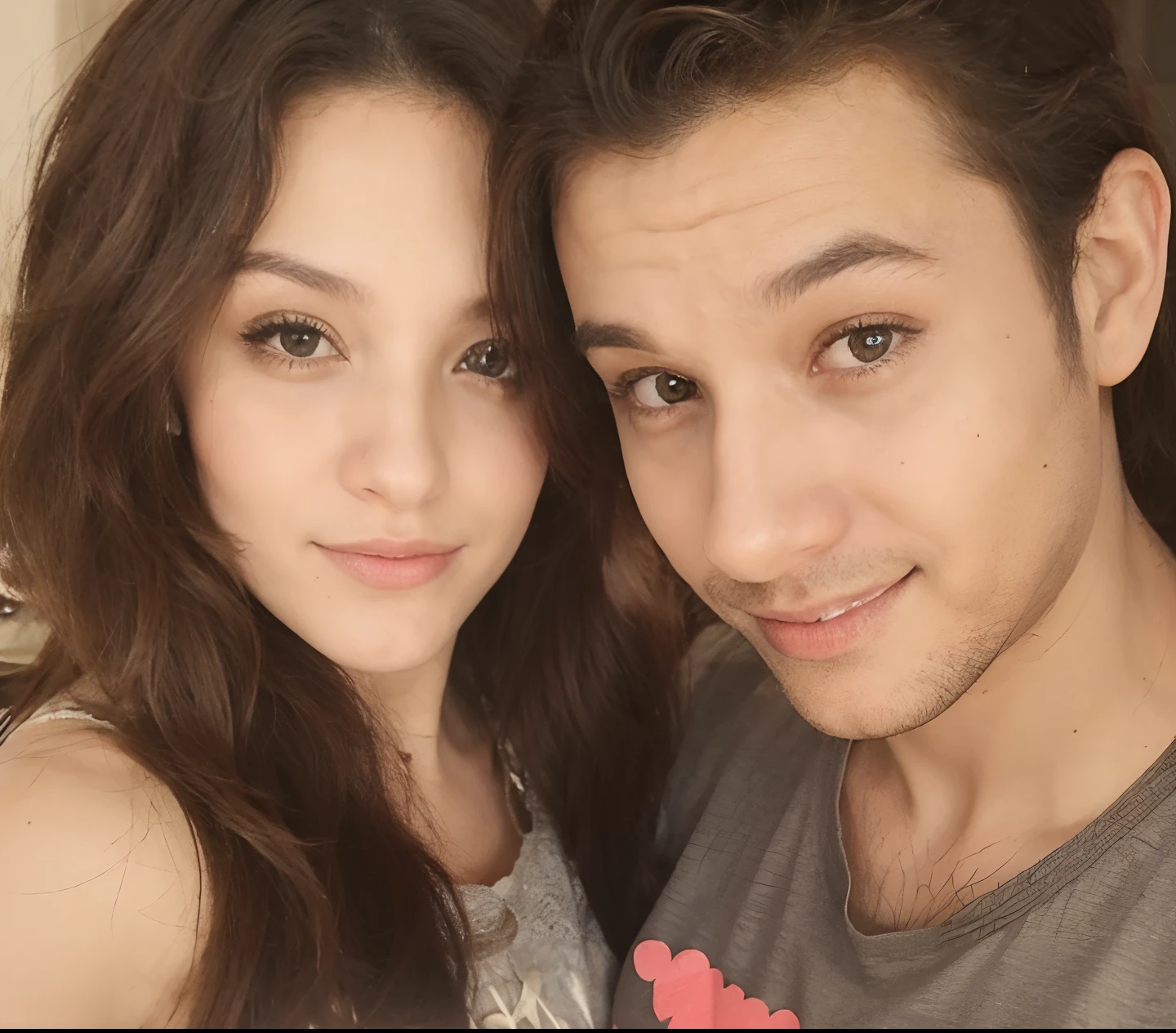 Monte uma cena usando essa foto onde os dois estejam fazendo amor