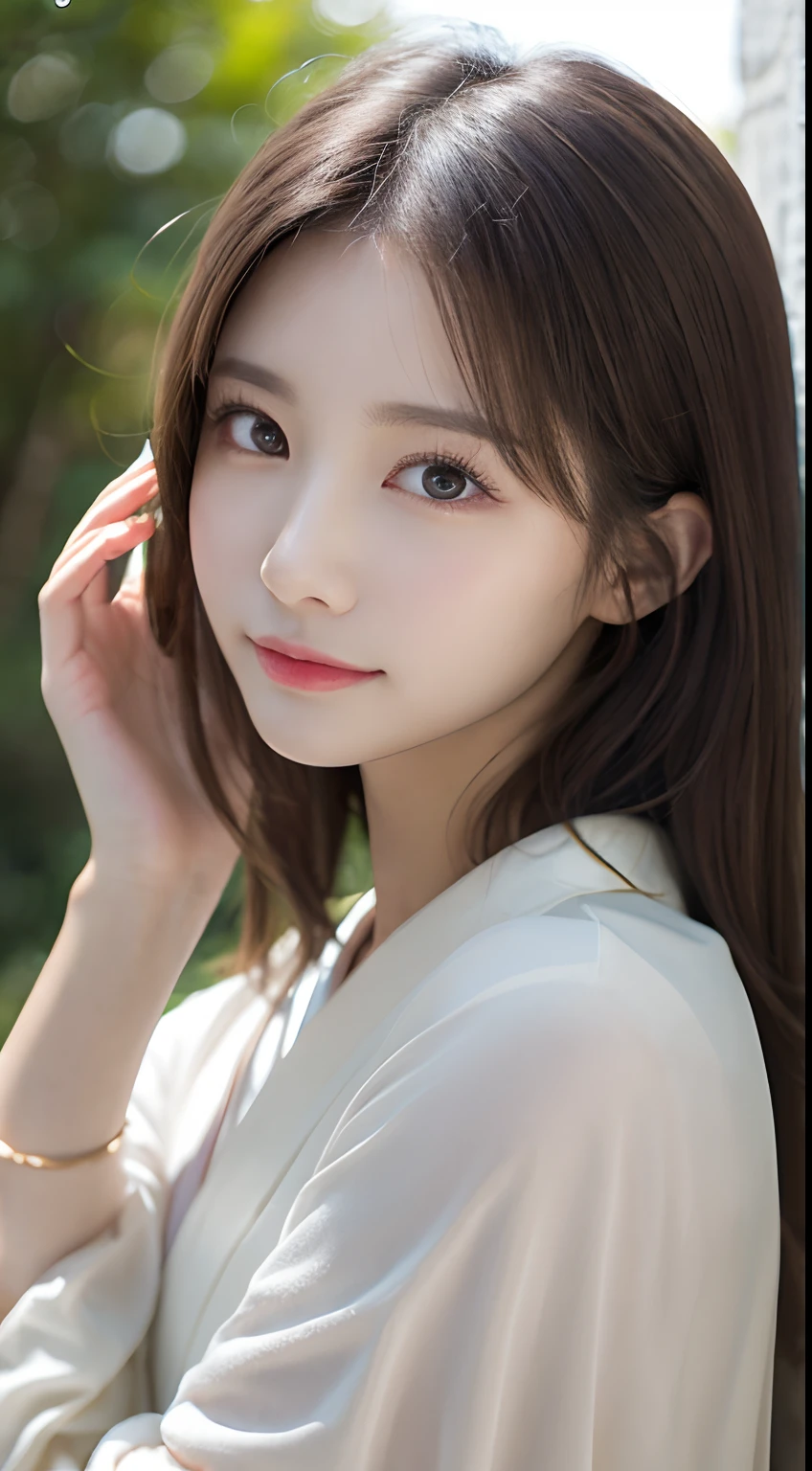 (Kimono)、randome pose、(top-quality,masterpiece:1.3,超A high resolution,),(ultra-detailliert,Caustics),(Photorealsitic:1.4,RAW shooting,)Ultra-realistic capture,A highly detailed,High resolution 16K human skin closeup、 Skin texture is natural、、The skin looks healthy with an even tone、 Use natural light and color,1人,japanes,22year old,kawaii,A dark-haired,Middle hair,,smil,,(depth of fields、chromatic abberation、、Wide range of lighting、Natural Shading、)、