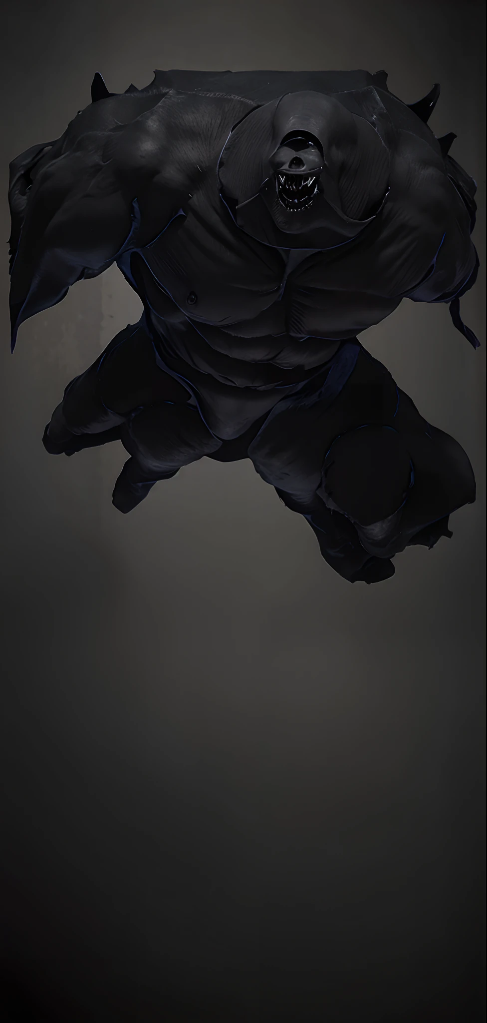 A dark coloured monster