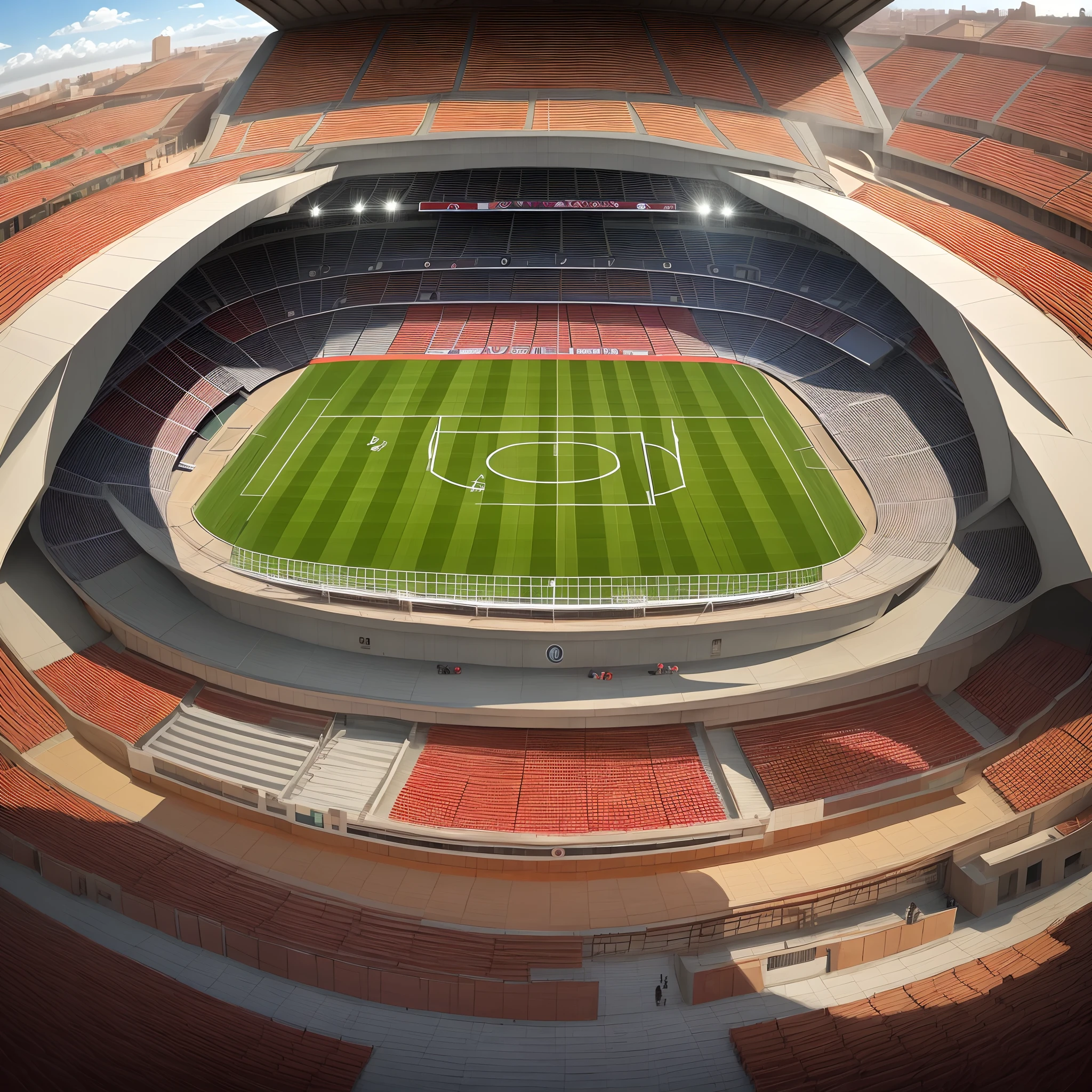 Morocco Stadium Football Mosaic