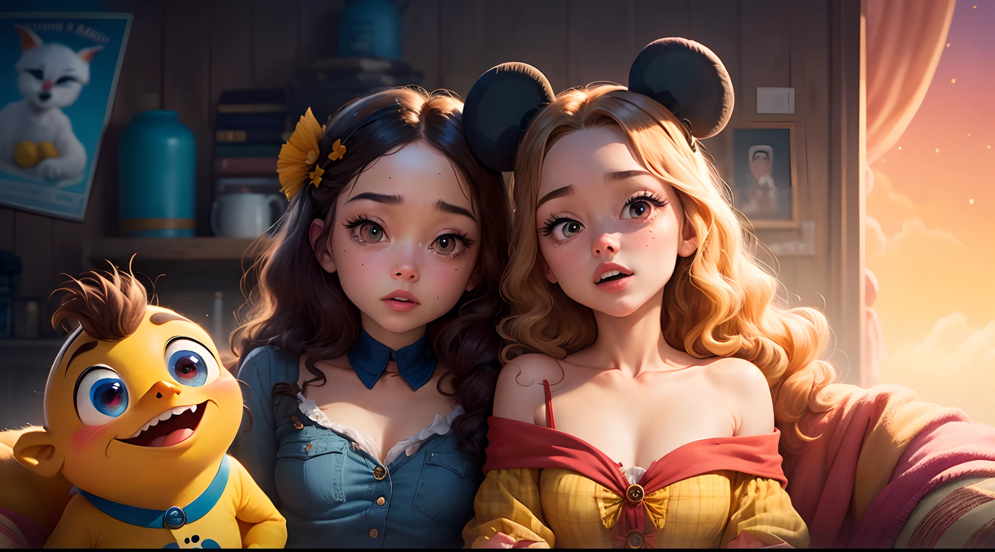 Pixar/Disney poster upcoming film titled "dead but pretty"