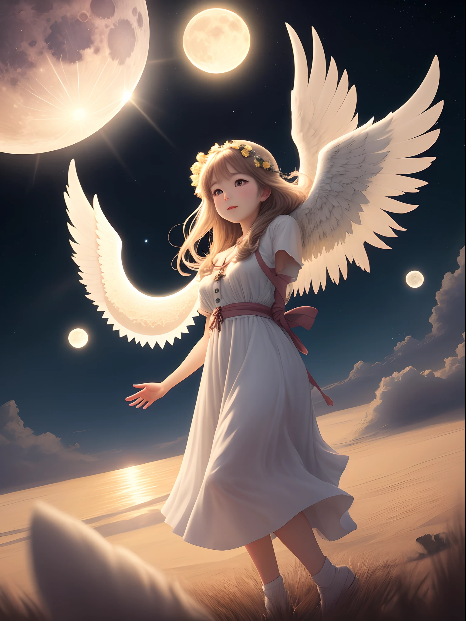 Moon Angel Sun
