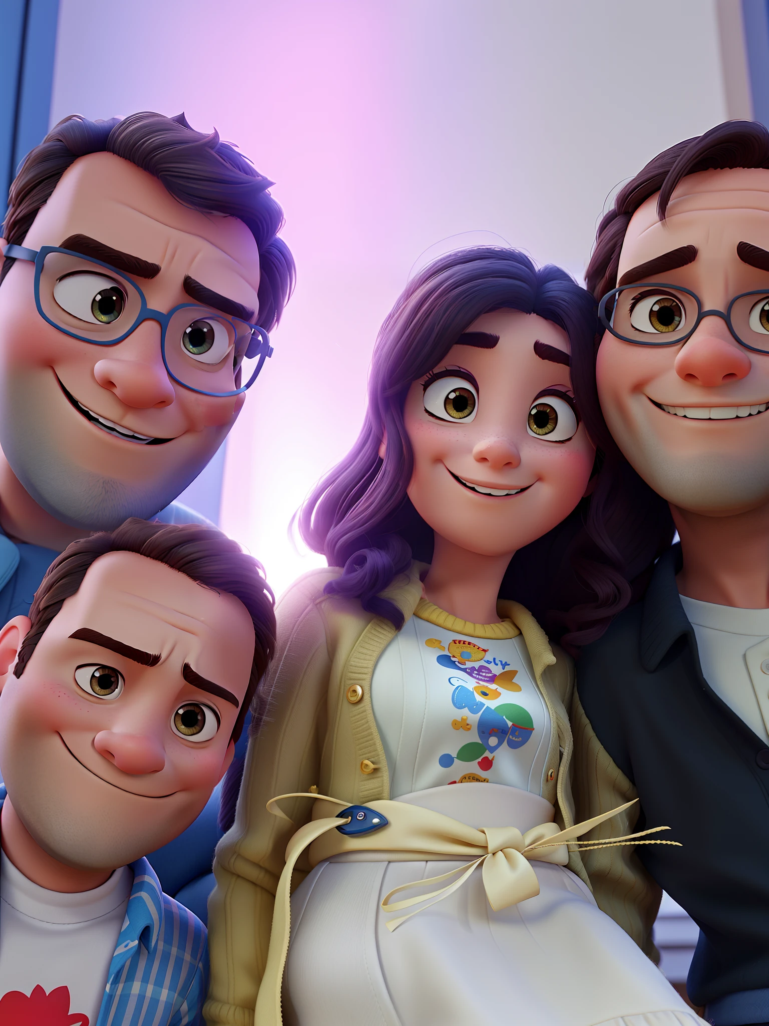 Disney Pixar-style couple, hiquality, beste-Qualit