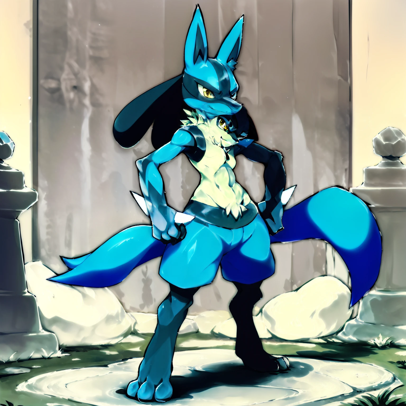 <lora:PW_Loupmoon_a1_4_VPred>,<lora:fluffyrock-quality-tags-v4.rc11.5:0.5>,
(best quality, good quality),anthro,female,pwloupmoon,solo,hi res,
detailed background,kemono,by kame 3,by crayon \(artist\),
three-quarter view,blue eyes,forest,horns,full-length portrait,