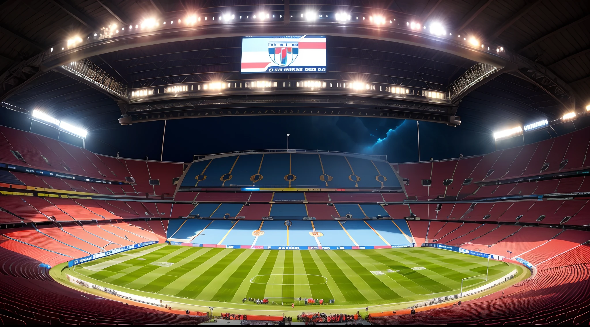 Create an image of a Grêmio football stadium best known for (IMORTAL)
