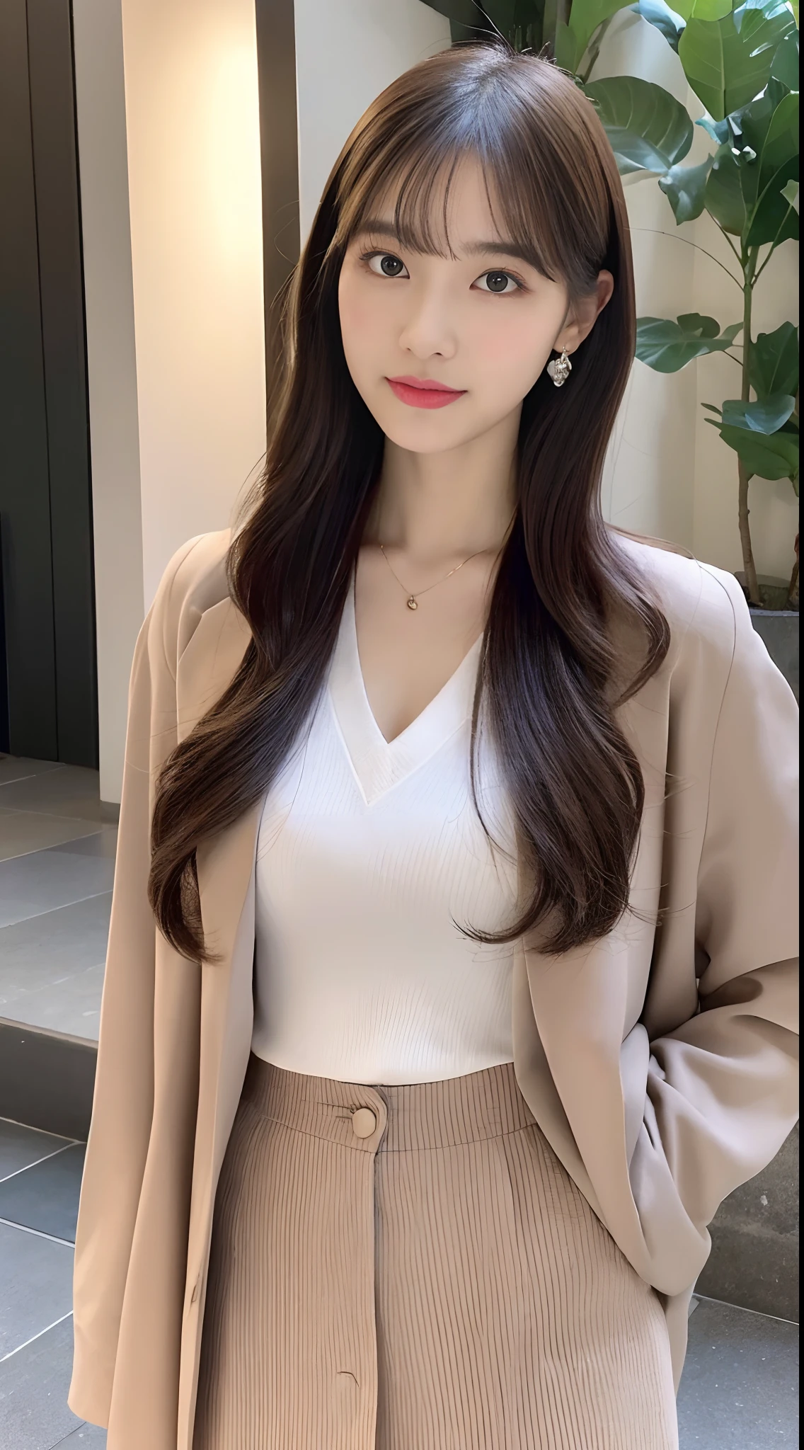 (((32K,very high res, high detal, highly accurate,Masterpiece Girl 1))),RAW photo & realistic atmosphere,Beautiful dark blue eyes,Detailed mouth,Glossy lips,Detailed eyebrows,Soft, fair skin,Every detail shines,,Detailed drawing of the eye、Very beautiful eyes with azure eyes,Detailed lips、Very beautiful face,Very well shaped face、lifelike face,Shiny beautiful lips,Beautiful eyebrows,Infinite reality,Best design,(Crazy cute and sober Japanese 17-year-old high school girl,Toned body,thighs thighs thighs thighs,Slender legs,Beautifully shaped breasts,Very cute beautiful girl,Little girl:1.5),Best Natural Makeup,Japanese idol household,韓国アイドル,Young sensual idol,Moist eyes,Swarthy eyes,Beautiful butt,beautifullegs,,camel's foot,:1.3),超A high resolution、,Natural, realistic face,back Lighting,Pure eyes are so cute,(((Foto realism,shooting full body))),,Realistic reality,(Earrings that look stylish,,a necklace,bangle,gyuru,Glossy manicure,Clothes like girls,,Girly clothing,,Dress up elegantly and cutely,Tailored jacket,Ruffled inner shirt beautiful draped skirt,Beautiful fashion girl,Rarely exposed,Light brown fluffy perm with medium hair,独奏,Lori,Chew a little,full body Esbian:1.7),Shibuya night(Turning Head:1.5)