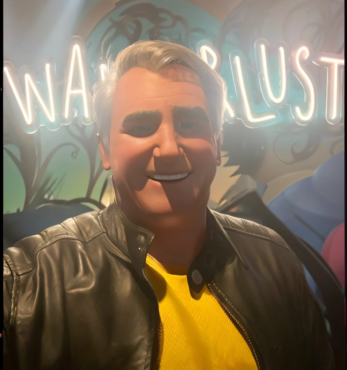 um homem estilo disney pixar, alta qualidade, melhor qualidade