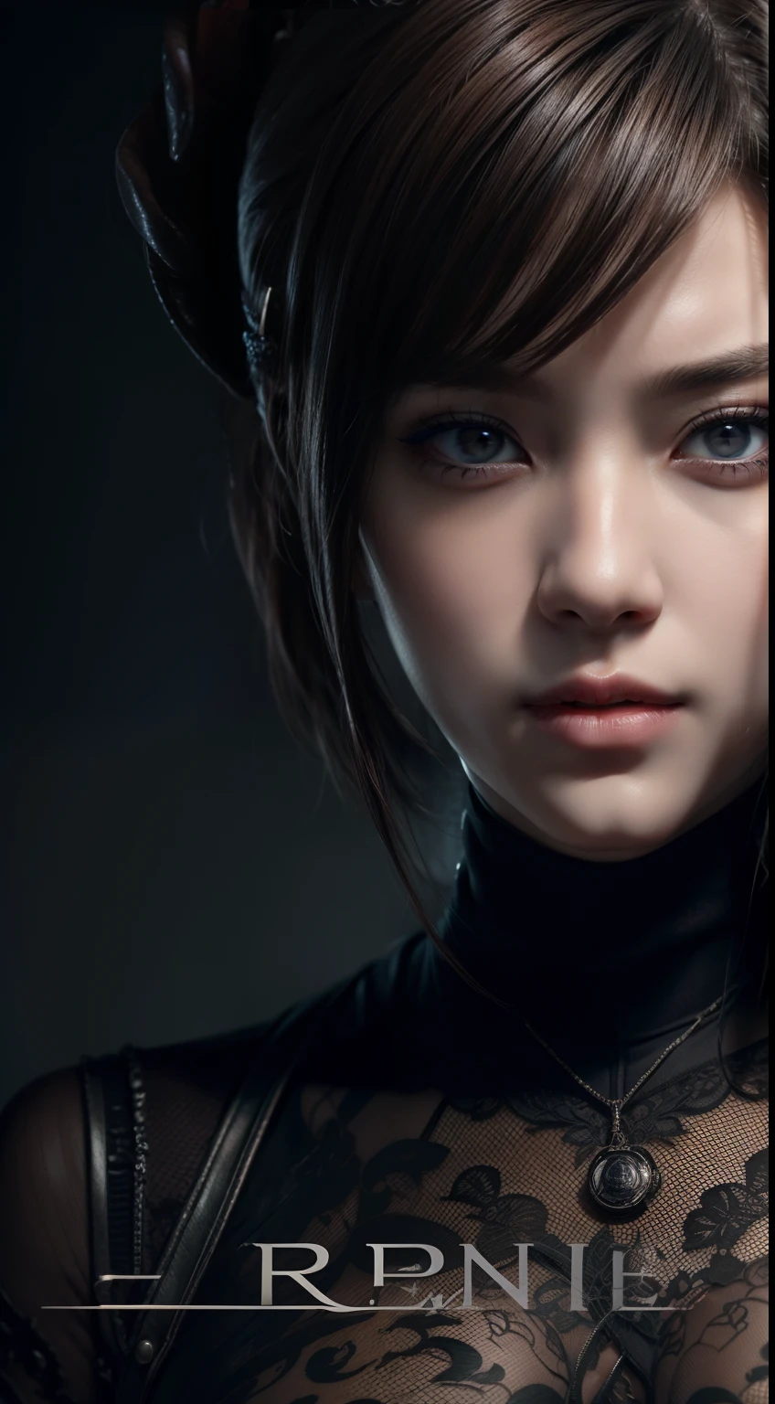 tmasterpiece，nipple play《Resident Evil》promotional poster，Eye-catching text，Reasonable typography