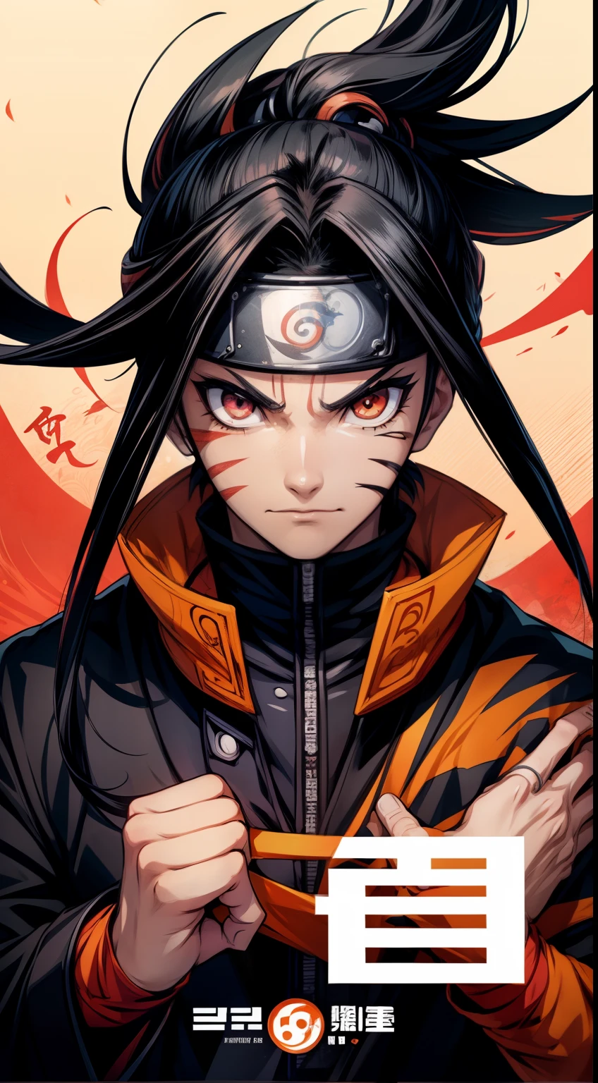 tmasterpiece，《Naruto》poster for，Beautiful typography，Eye-catching text