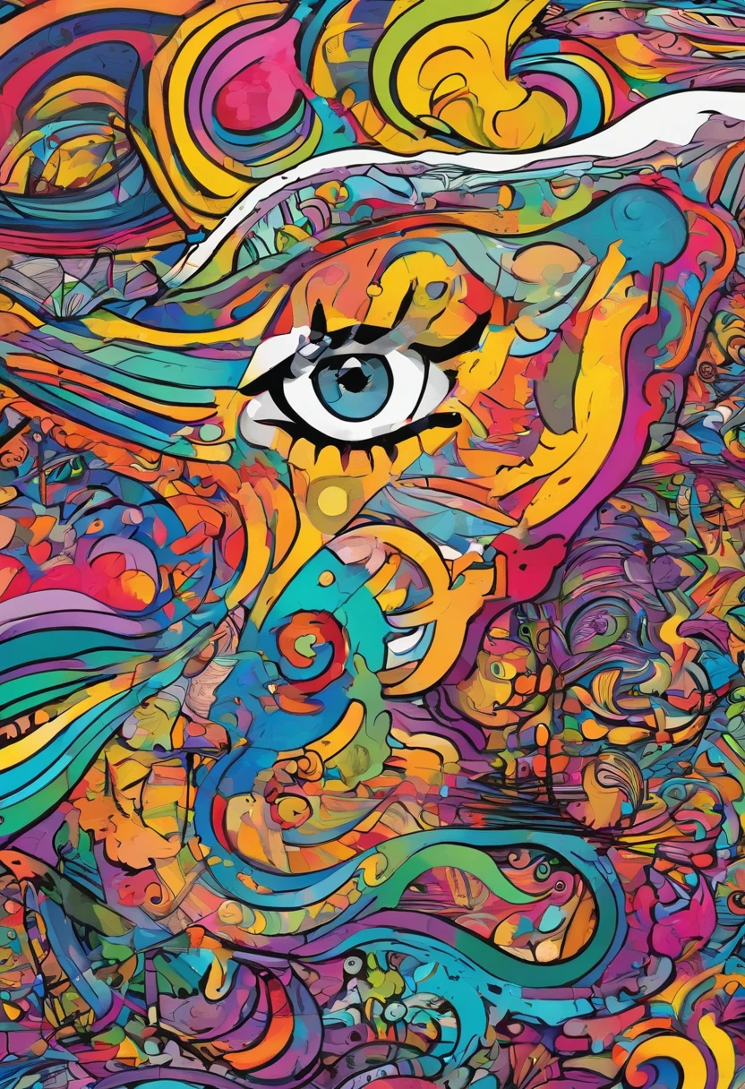 arte splash, grafismo, Geometric figures, Rainbow, grafitti, romero britto,um jumentinho head, juba bem detalhada ((fundo branco)), olhos penetrantes, asno burrinho jegue colorido, abstrato, epic instagram, art-station, estilo splash de tinta colorida+, contorno, hiperdetalhado intricadamente detalhado, Motor irreal, genial, detalhes intrincados, tela inicial, cores complementares, conceito realista arte, 8K分辨率, obra-prima do deviantart, oil-painting, pinceladas pesadas, pingos de tinta, artes de salpicos