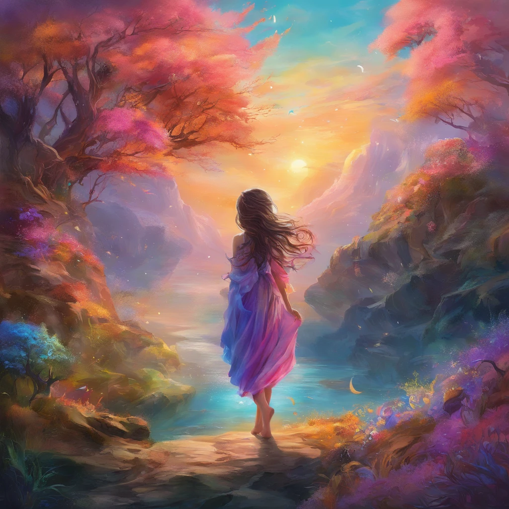 Colorful beautiful girl: a giru 8-years old, messy hair, oil painting, nice perfect face with soft skinice perfect face, blue yellow colors, light purple and violet additions, light red additions, intricate detail, splash screen, 8k resolution, masterpiece, cute face,artstation digital painting smooth veryBlack ink flow: 8k resolution photorealistic masterpiece: intricately detailed fluid gouache painting: by Jean Baptiste Mongue: calligraphy: acrylic: watercolor art, professional photography, natural lighting, volumetric lighting maximalist photoillustration: by marton bobzert:, complex, elegant, expansive, fantastical, wavy hair, vibrant