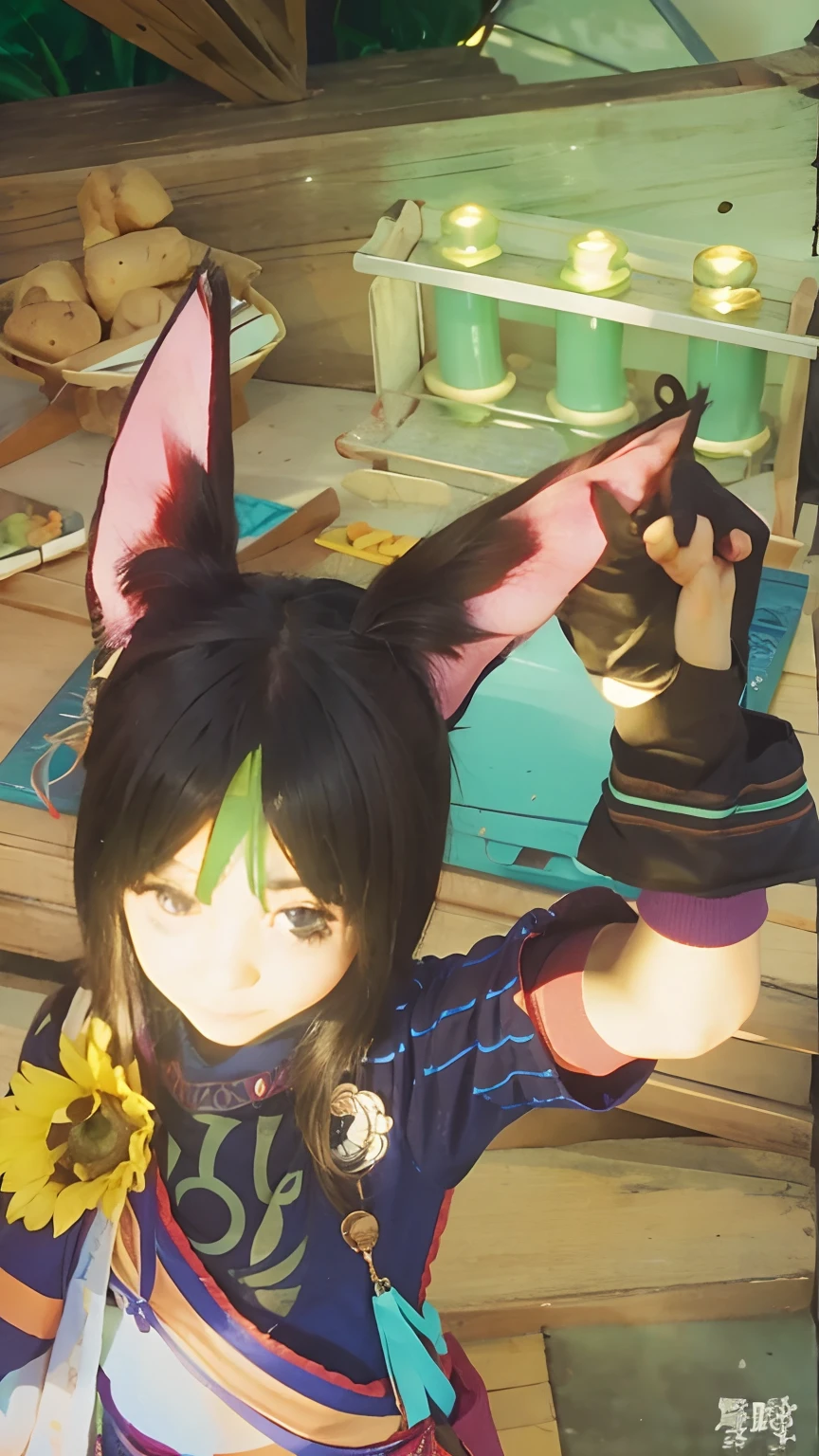 Cute pose