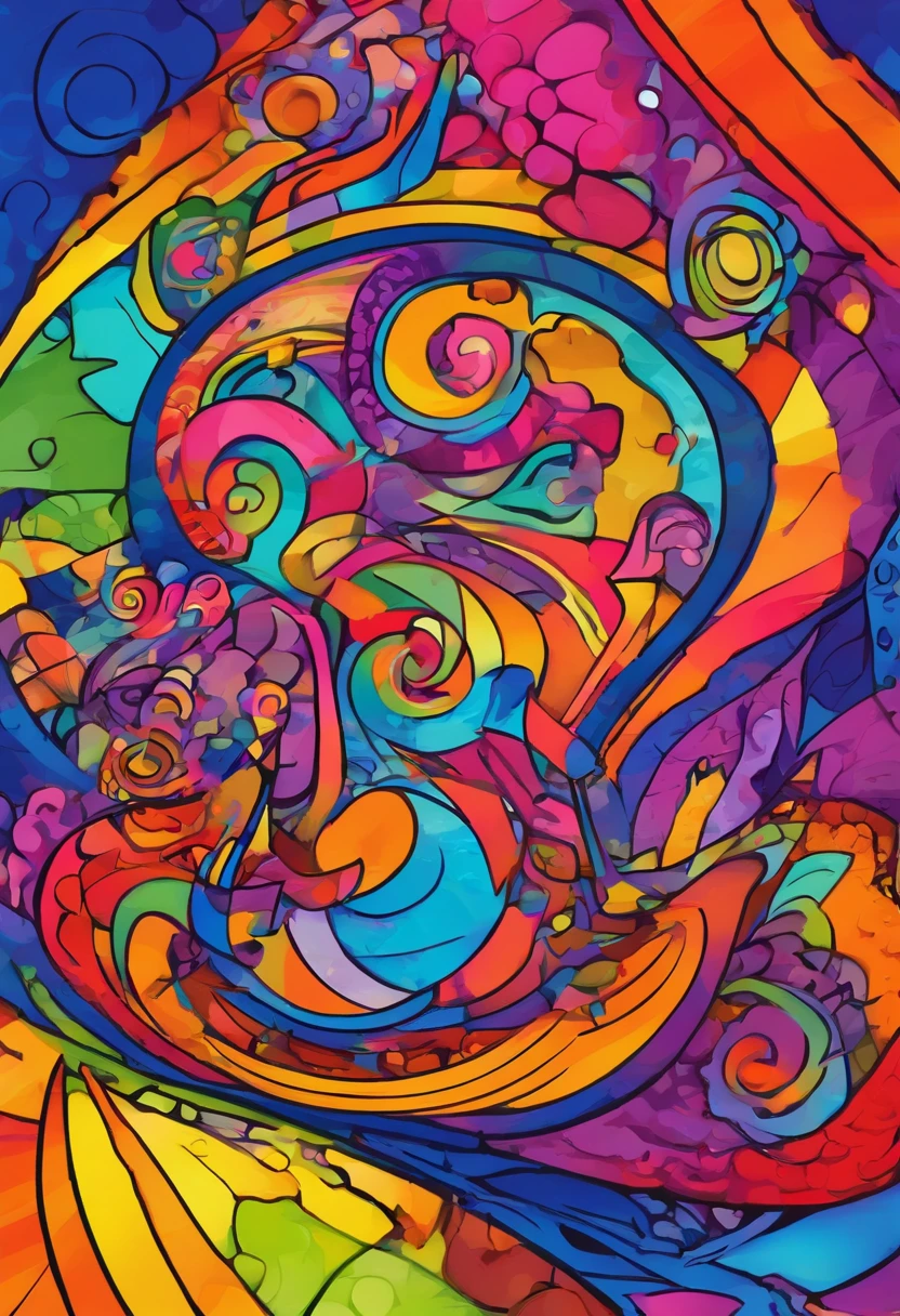 grafismo, diverse and playful geometric figures, Rainbow, romero britto, um cachorro head, juba bem detalhada ((fundo branco)), olhos penetrantes, cachorro colorido e alegre, abstrato, epic instagram, art-station, toque de estilo splash de tinta colorida+, contorno, hiperdetalhado intricadamente detalhado, genial, detalhes intrincados, tela inicial, cores complementares, conceito realista abstrato romero britto de arte, 8K, obra-prima do deviantart, oil-painting, pinceladas pesadas, pingos de tinta, artes de salpicos.