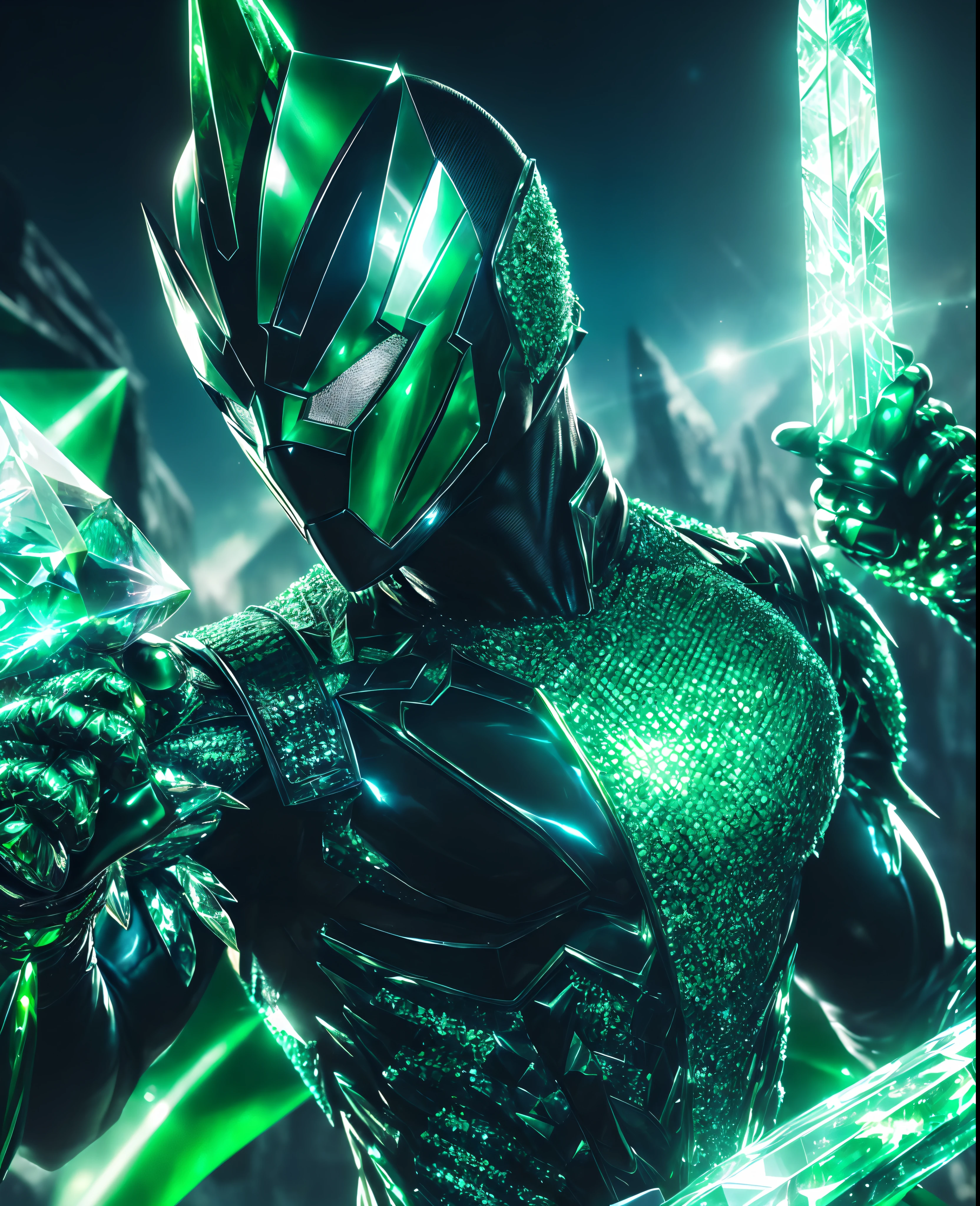 Full body image, Handsome man, made of Green metal, (Green Cyborg: 1.1), (((Green Power Ranger's style helmet with chrome face plate))), ([Tail | Detail Wire]: 1.3), (Complex Detail), HDR, (Complex Detail, Ultra Detail: 1.2), Cinematic Shot, Masterpiece, Best Quality, High Resolution, Vaginal Foreign Object Insertion, Centering