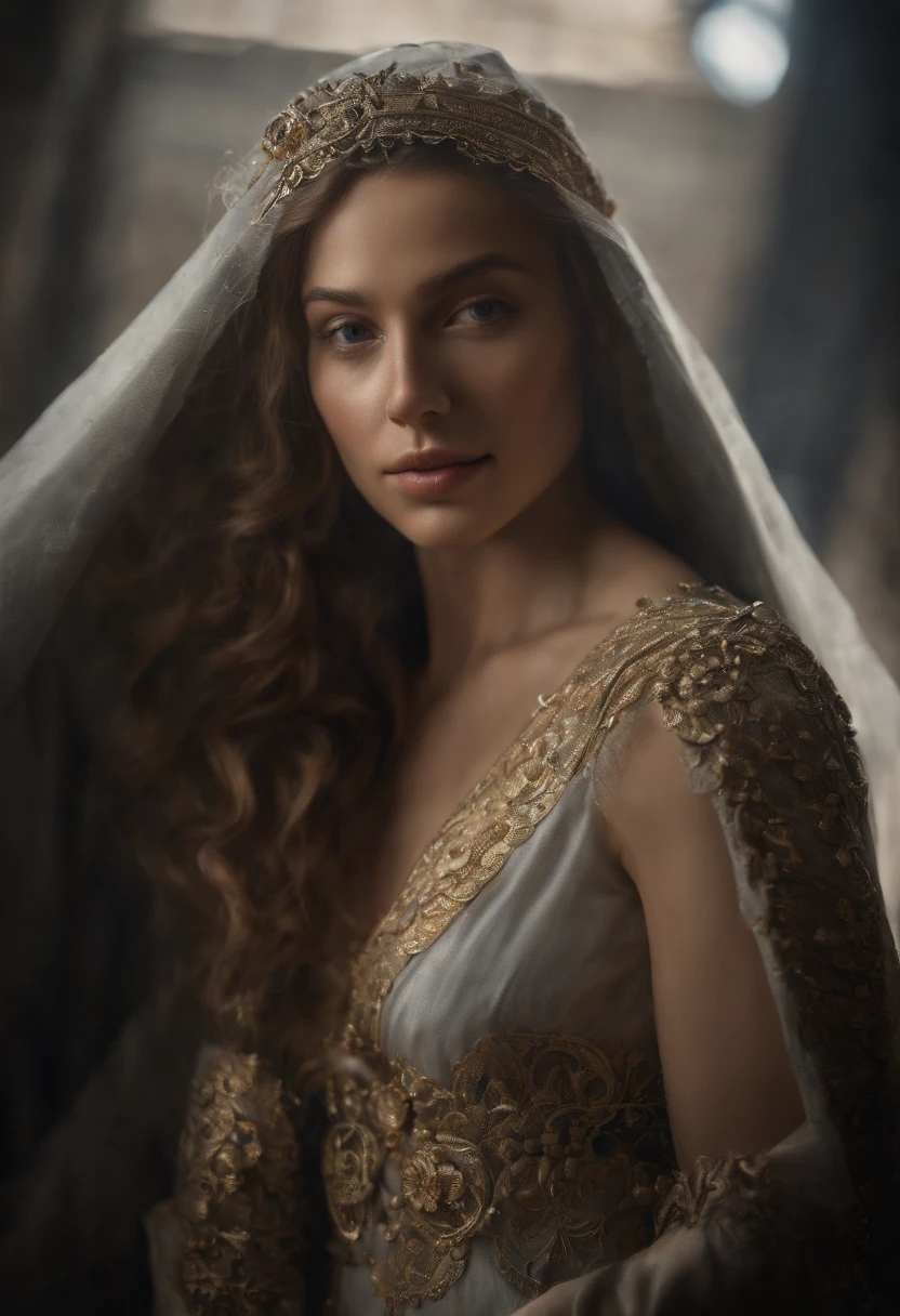 An eligant Angel with great big white wings, a golden halo around her head and an exscaliber sword, shallow depth of field, cinematic light, soft light (RAW, analogue, Nikon Z 14mm ultra-wide angle lens, award-winning photograph, ((best quality)), ((masterpiece)), ((realistic)), tessellation, ambient occlusion, ray-tracing, subsurface scattering, radiant light rays, high-res, detailed facial features, high detail, sharp focus, smooth, aesthetic, extremely detailed, (extremely detailed eyes, extremely detailed iris), octane render, photorealistic, realistic, post-processing, max detail, realistic shadows, roughness, natural skin texture, real life, ultra-realistic, photorealism, photography, 8k UHD, photography, hdr, intricate, highly detailed, sharp focus, stunning, 8k, intricate, highly detailed, majestic, digital photography, (masterpiece, sidelighting, finely detailed beautiful eyes: 1.2), HDR, wide angle camera, full portrait, full body, extremely detailed hair, extremely detailed skin, extremely detailed clothes, full body portrait, soft shadows