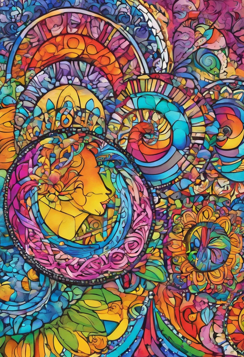 grafismo, diverse and playful geometric figures, Rainbow, romero britto, uma gata head, juba bem detalhada ((fundo branco)), olhos penetrantes, gatinha colorida, delicada e alegre, abstrato, epic instagram, art-station, toque de estilo splash de tinta colorida+, contorno, hiperdetalhado intricadamente detalhado, genial, detalhes intrincados, tela inicial, cores complementares, conceito realista abstrato romero britto de arte, 8K, obra-prima do deviantart, oil-painting, pinceladas pesadas, pingos de tinta, artes de salpicos.
