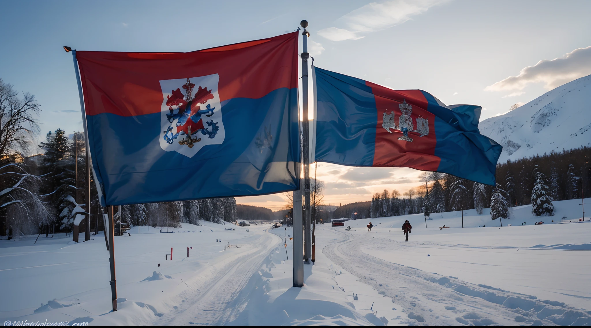 Flag of the Russian-speaking community of the Czech Republic without background
