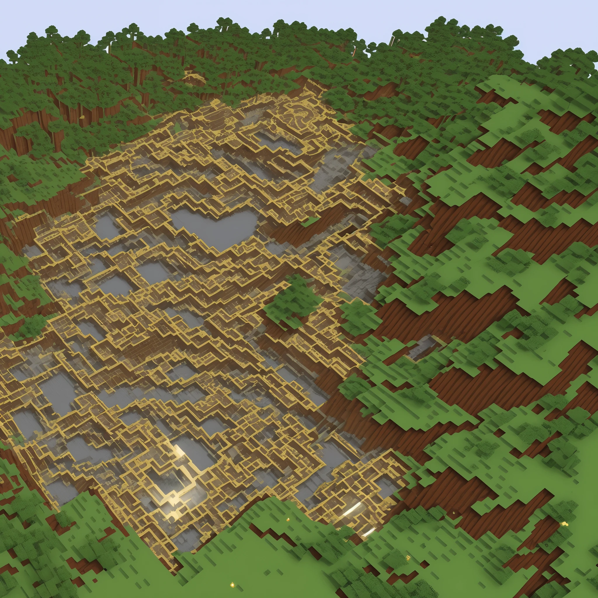 Minecraft medieval painting fantasy, book cover style