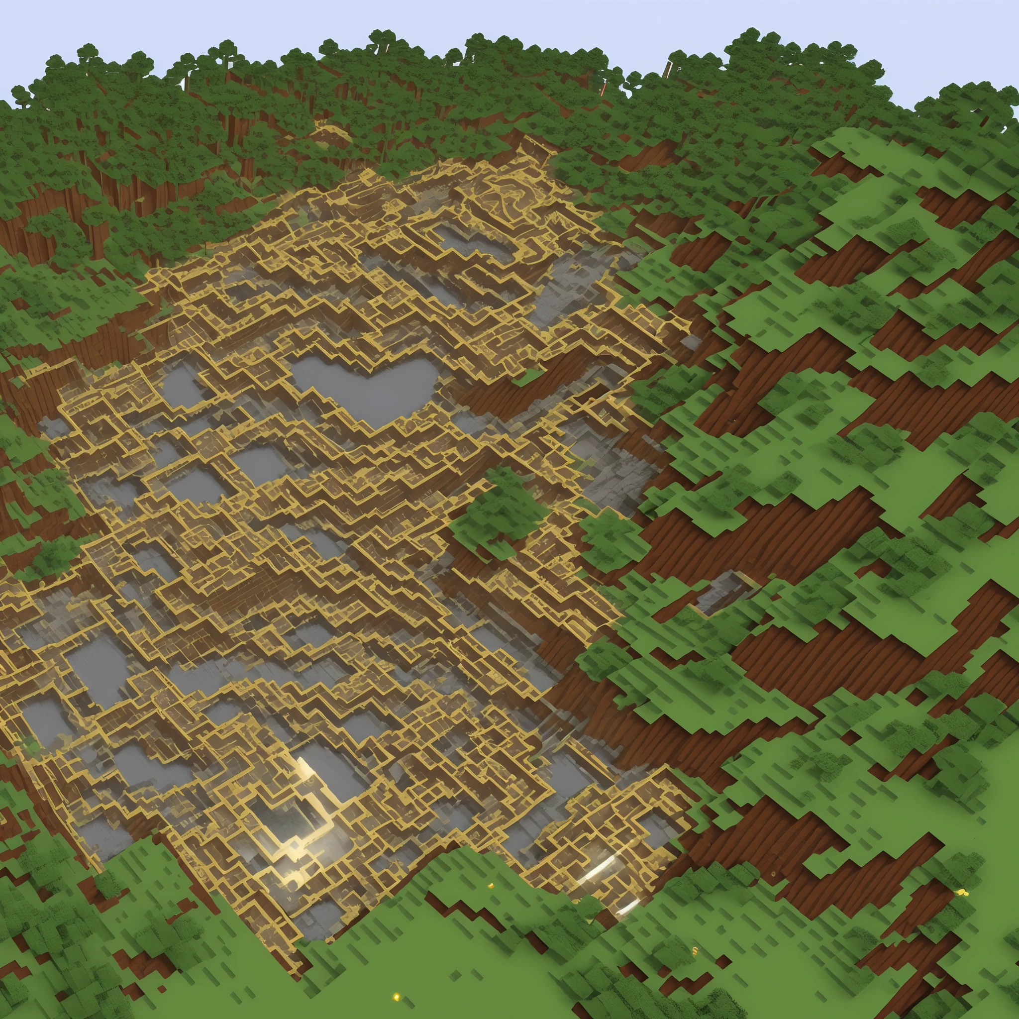 Minecraft medieval painting fantasy, book cover style