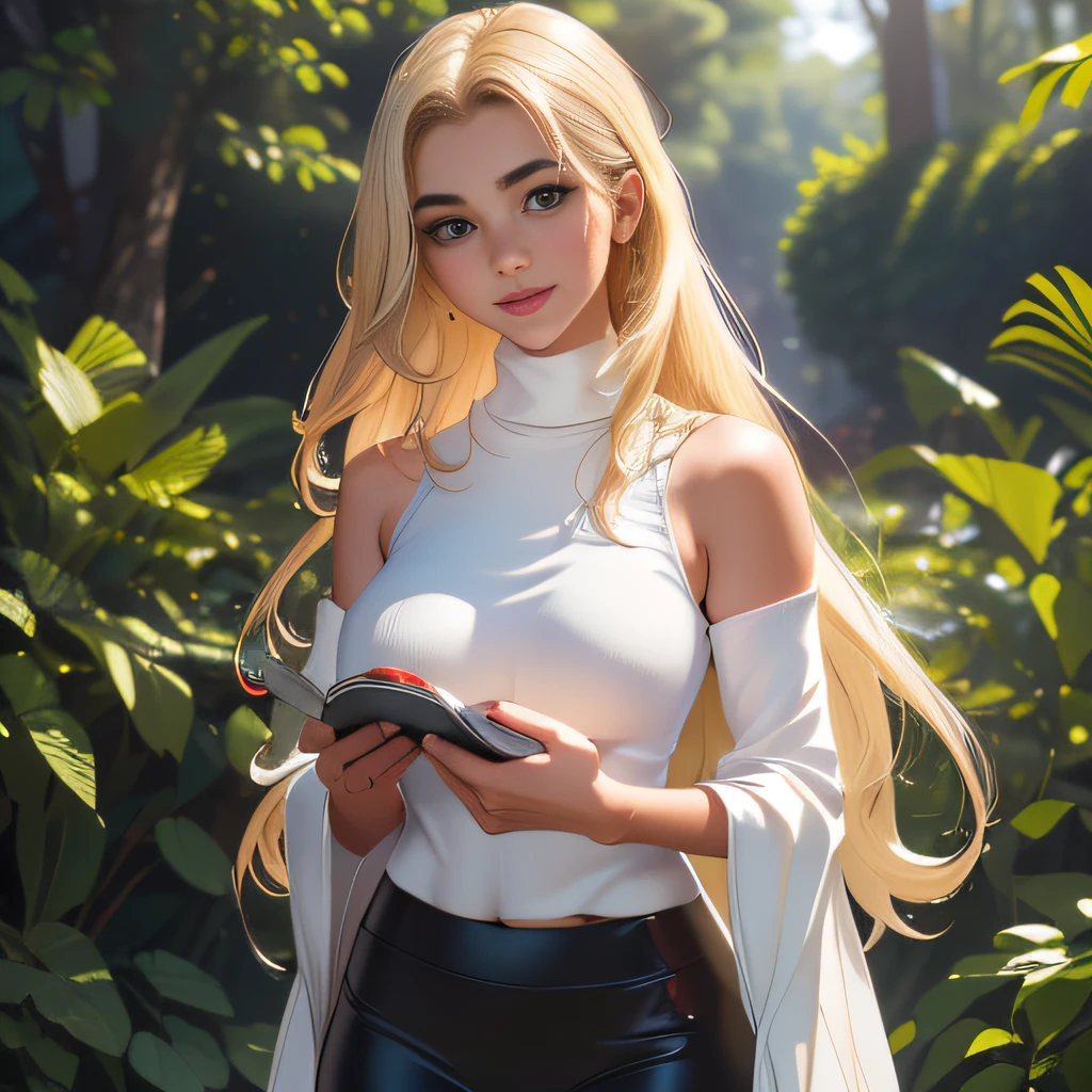 (Extremely detailed 8k wallpaper:2), (photo:2), (soigne Beautiful girl:2), (gives a lecture to friends:2), detailed (Face and eyes), (hyper realistic:1), (highly detailed:1), (epic realistic:1), rim light, (maximum details:1), cozy, (fullbody:1), (looking at viewer:2), (Woman's Attractive Qualities:2), (Attractive Woman:2), (Attractive:2), Smile, Intelligence, Empathy, Gracefulness, Sense of Style, Fitness, Grooming, Optimism, (Sensitivity:2), Sincerity, Romantic Gestures, Playfulness, Fashion Sense, (Sensuality:2), Charm, Modesty, Thoughtfulness, (Femininity:1), Flirtatiousness, Warmth, (Physical attractiveness:2), A beautiful smile, A love of life, strength and power, vulnerability, curiosity, wonder, love, (nature background:2), kawaii, waifu, Beautiful breasts, (attractive body:2), (Beautiful body:2), Beautiful pose, attractive pose, (spread legs:1.0), (demi-season clothes:1), (Beautiful clothes:1), (classic clothes:2), (elegant clothes:2), (European clothes:2), (turtleneck:2), detailed clothes, skirt, blouse