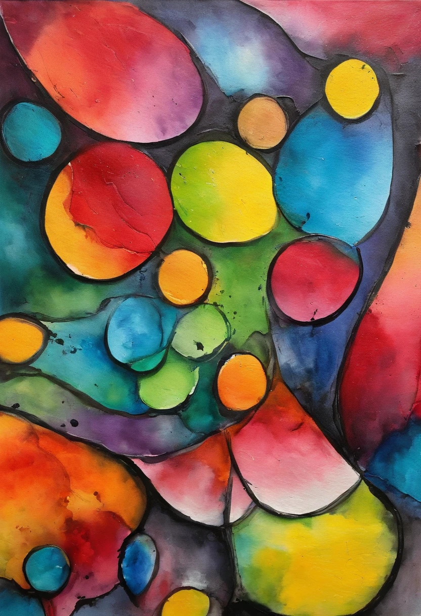 grafismo, diverse and playful geometric figures, Rainbow, romero britto, The thought slipping through your fingers and the confusion of memory ((fundo branco e preto)), contrastes exacerbados, olhos penetrantes, colorida e alegre, Dull and sad, Art Watercolor Painting Oil Paint, abstrato, epic instagram, art-station, toque de estilo splash de tinta colorida+, contorno, hiperdetalhado intricadamente detalhado, genial, detalhes intrincados, tela inicial, cores complementares, conceito realista abstrato romero britto de arte, 8K, obra-prima do deviantart, oil-painting, pinceladas pesadas, pingos de tinta, artes de salpicos.