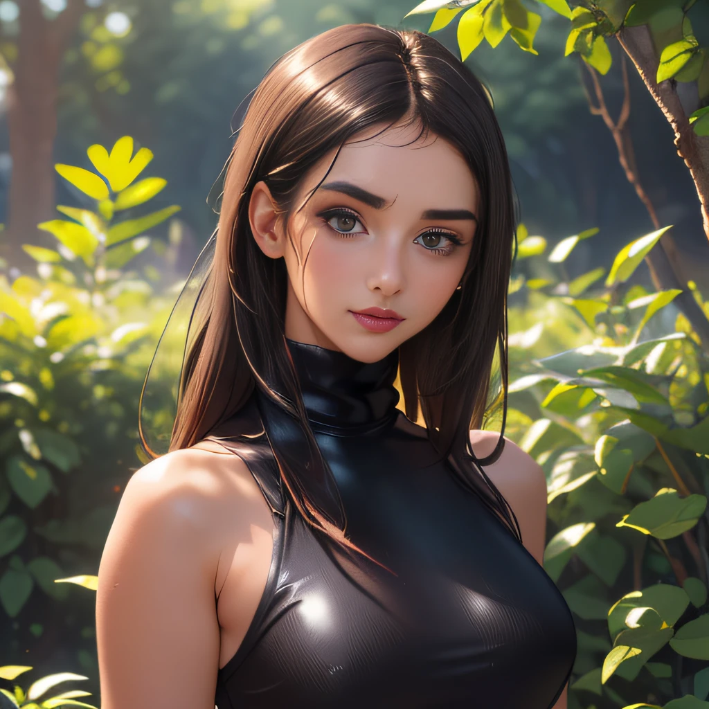 masterpiece. detailed oil painting of teen Emma Watson as a fairy, athletic. hair in braids, shorts for the summer. she is wearing a Detailed symbiote Venom costume, boots. night. in forest glade, light beams through tree leaves. long hair. sitting on stone bench incrusted jewels. background pet dragon.