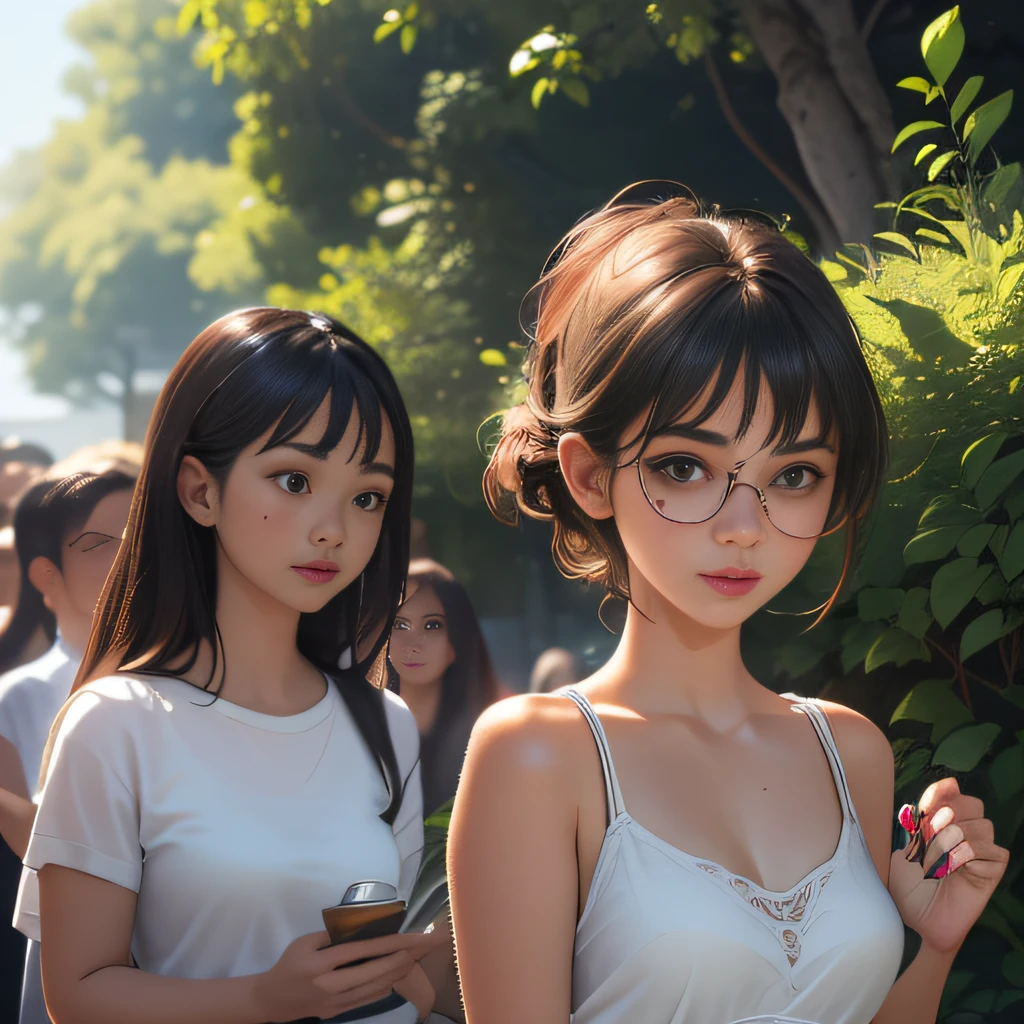 (Extremely detailed 8k wallpaper), (sfw:2), (photo:2), (soigne Beautiful girl:2), (Beautiful hands:1), (gives a lecture to friends:2), (hyper realistic:1), (highly detailed:1), (epic realistic:1), rim light, (maximum details:1), cozy, (fullbody:1), (looking at viewer:2), (Woman's Attractive Qualities:2), (Attractive Woman:2), (Attractive:2), Smile, Intelligence, Empathy, Gracefulness, Sense of Style, Fitness, Grooming, Optimism, (Sensitivity:2), Sincerity, Romantic Gestures, Playfulness, Fashion Sense, (Sensuality:2), Charm, Modesty, Thoughtfulness, (Femininity:1), Flirtatiousness, Warmth, (Physical attractiveness:2), A beautiful smile, A love of life, strength and power, vulnerability, curiosity, wonder, love, (nature background:2), kawaii, waifu, Beautiful breasts, (attractive body:2), (Beautiful body:2), Beautiful pose, attractive pose, (spread legs:1.0), hot pose, provocative pose, (demi-season clothes:1), (sexy black clothes:), (classic clothes:2), elegant clothes, (European clothes:2)