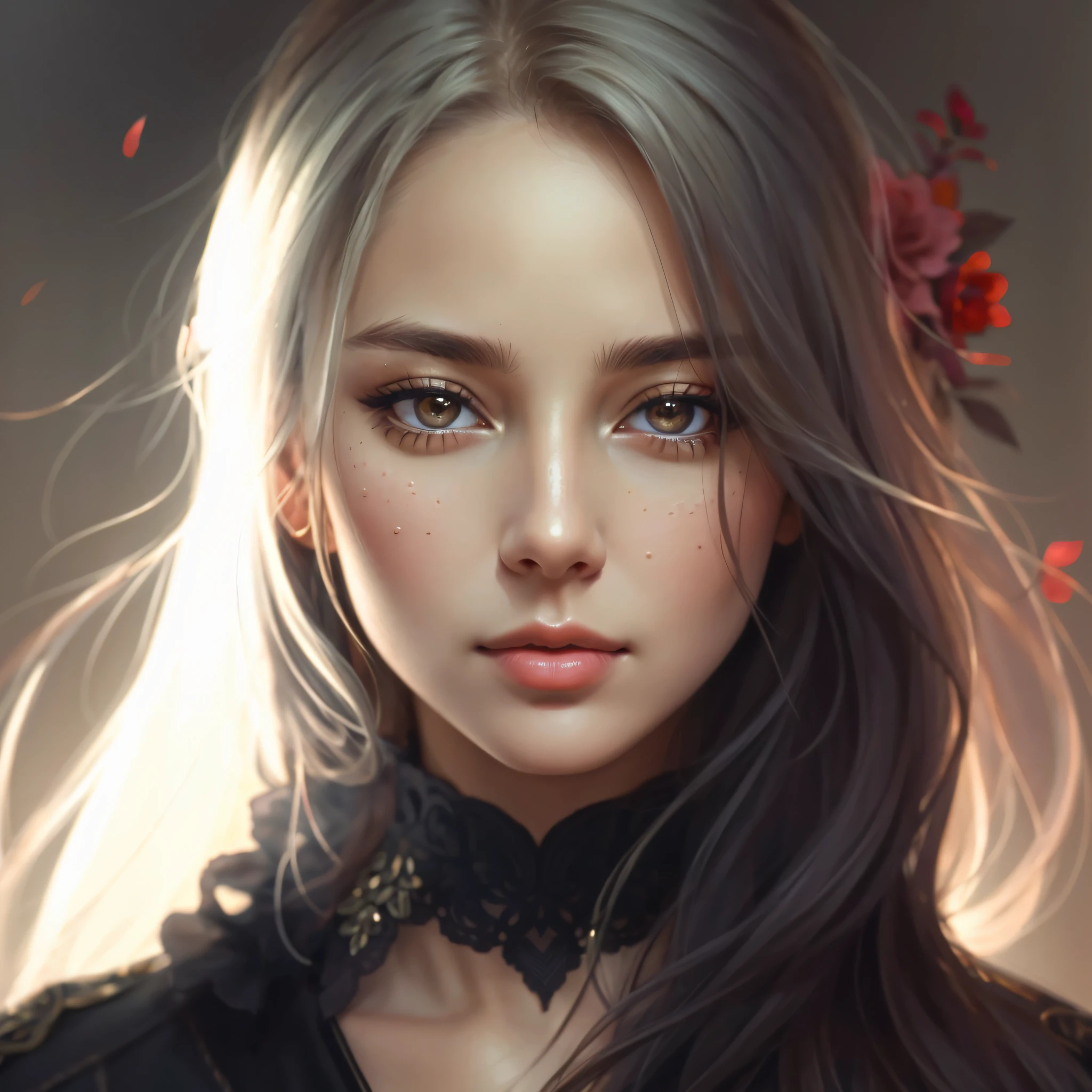 (absurd, highres, ultra detailed), 1girl, mature woman, complex details, enlarged textures, complex details, finely detailed eyes and detailed face, intricate details, (closed mouth), perfect eyes, equal eyes,