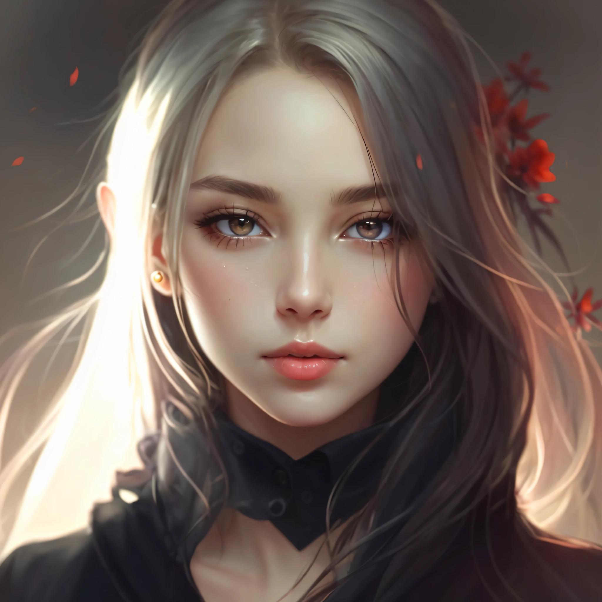 (absurd, highres, ultra detailed), 1girl, mature woman, complex details, enlarged textures, complex details, finely detailed eyes and detailed face, intricate details, (closed mouth), perfect eyes, equal eyes,