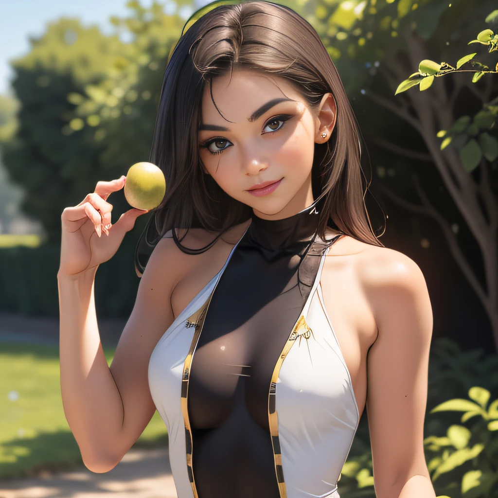 (Extremely detailed 8k wallpaper), (sfw:2), (photo:2), (soigne sexy girl:2), (hyper realistic:1), (highly detailed:1), (epic realistic:1), rim light, (maximum details:1), cozy, (hot:2), (fullbody:1), (looking at viewer:2), (Woman's Attractive Qualities:2), (Attractive Woman:2), (Attractive:2), Smile, Intelligence, Empathy, Gracefulness, Sense of Style, Fitness, Grooming, Optimism, (Sensitivity:2), Sincerity, Romantic Gestures, Playfulness, Fashion Sense, (Sensuality:2), Charm, Modesty, Thoughtfulness, (Femininity:1), Flirtatiousness, Warmth, (Physical attractiveness:2), A beautiful smile, A love of life, strength and power, vulnerability, curiosity, wonder, love, (nature background:2), kawaii, waifu, sexy breasts, (attractive body:2), (sexy body:2), sexy pose, attractive pose, (spread legs:1.0), hot pose, provocative pose, dark gray clothes,