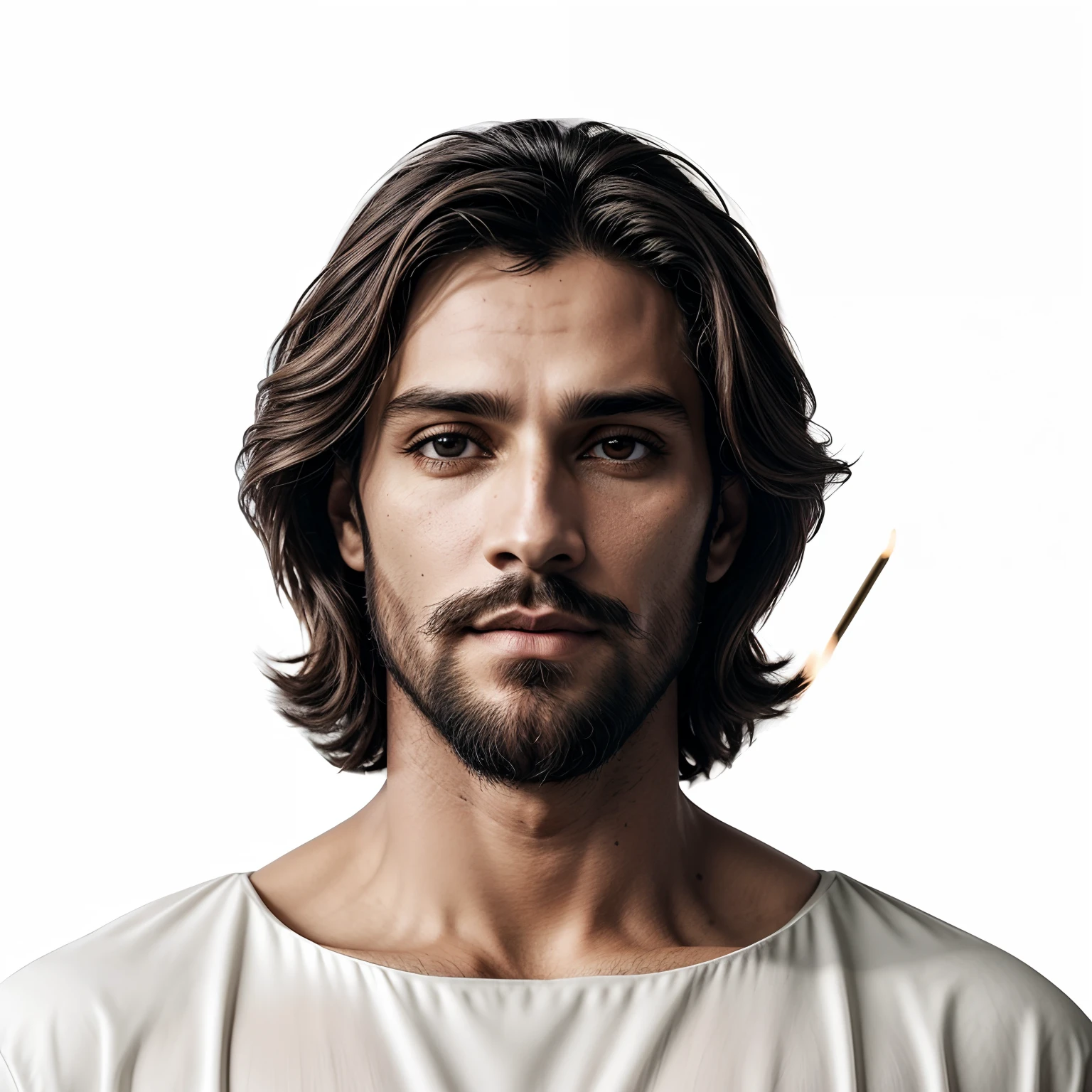 imagem arrapada de um homem com barba e cavanhaque, rosto de Jesus, Retrato de Jesus Cristo, Jesus Cristo, Jesus, macho com halo, Jesus Cristo Indo Super Saiyajin, Tron legado Jesus Cristo, Cyberpunk Jesus Cristo, Tron legado Jesus, jesus of nazareth, Jesus Cristo Fumando um Blunt, jesus wasted at a party, Vestido como Jesus Cristo