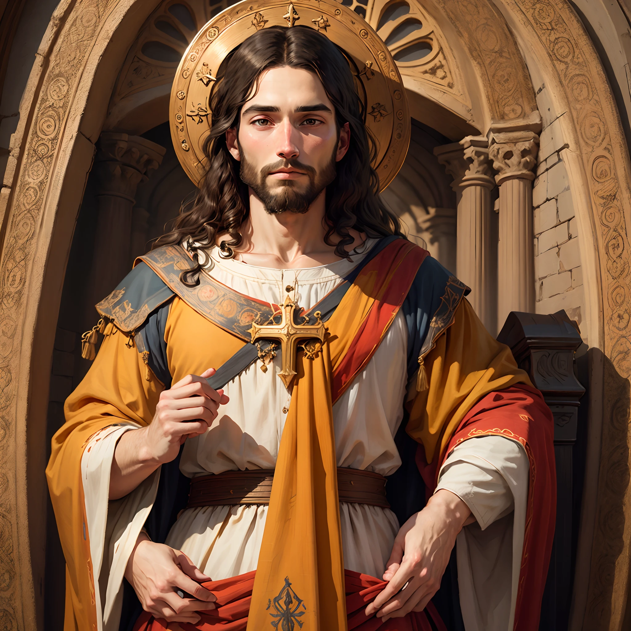 Medieval artstyle of Jesus