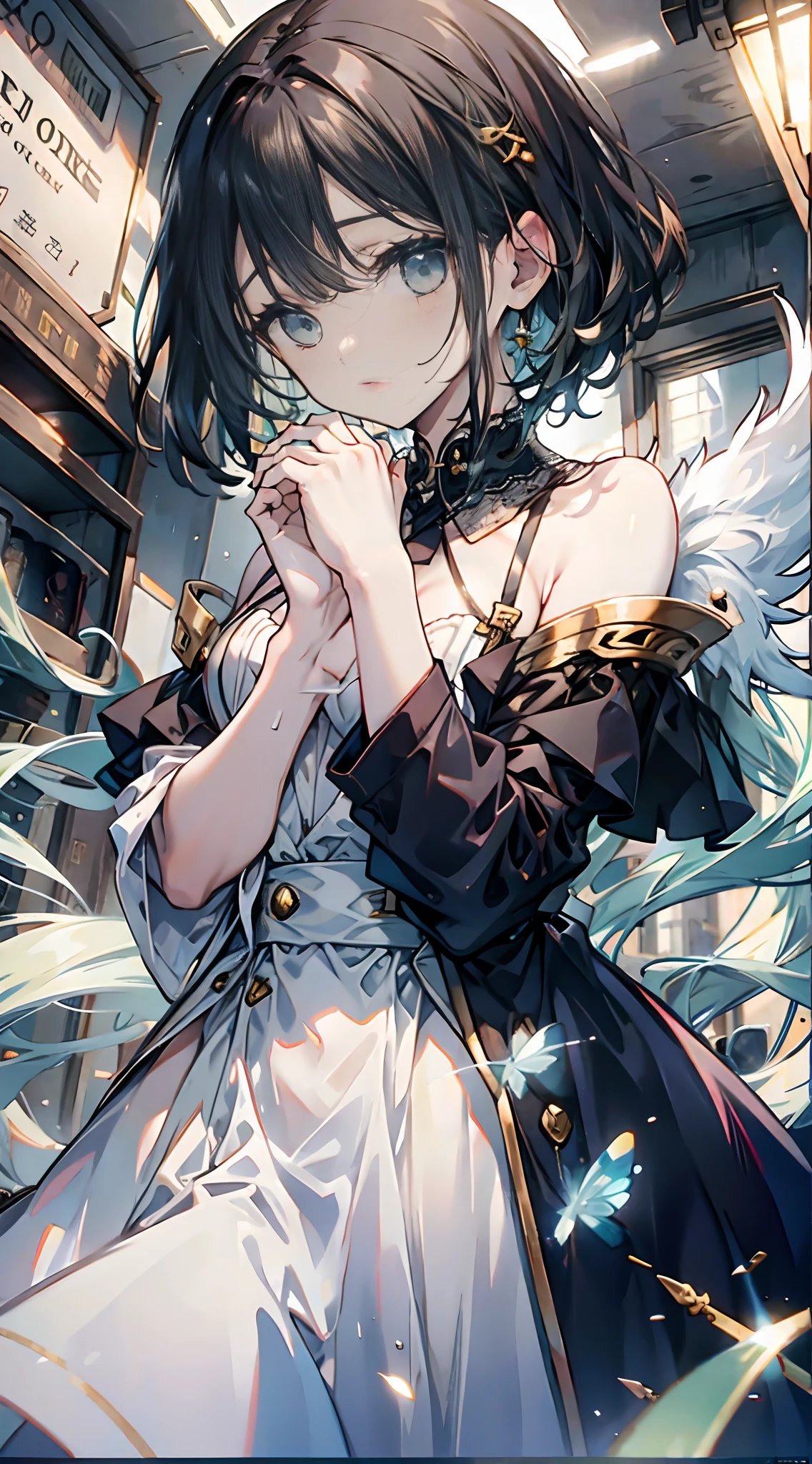 Delicate normal hands