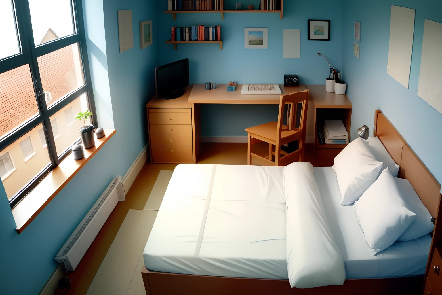 Small room for man