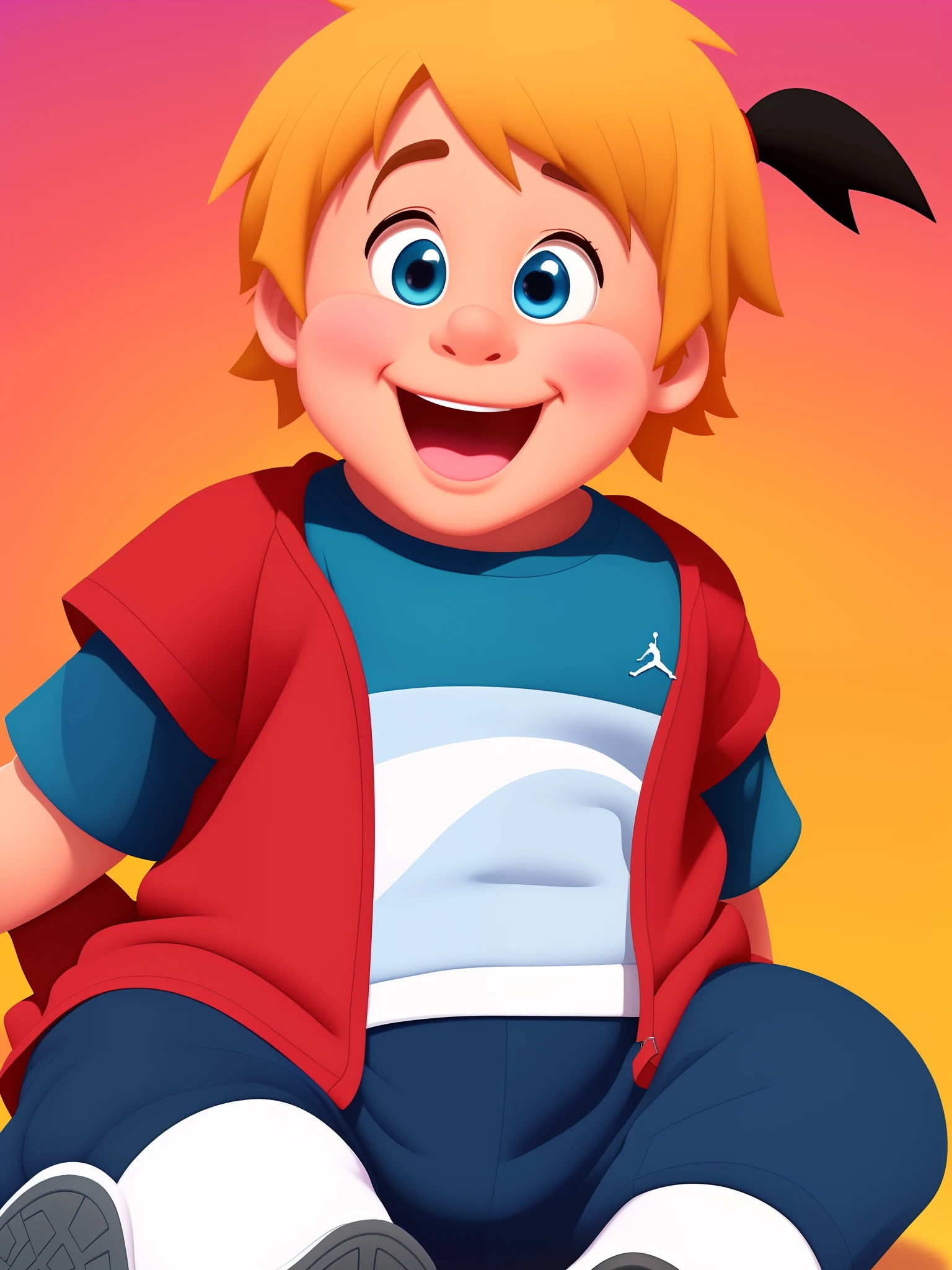 disney animated chubby ??? with jordan’s and grill