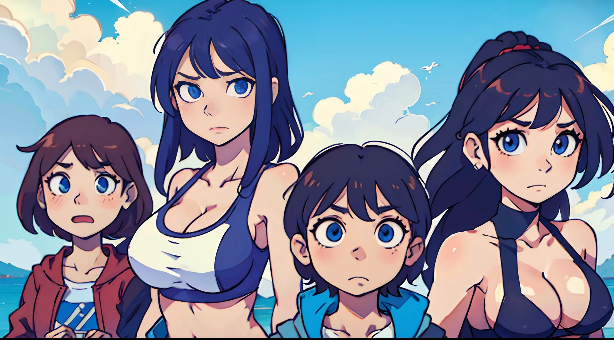 Big tit anime girls
