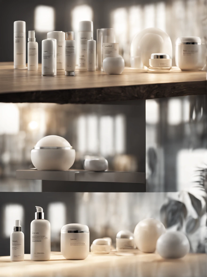 Industrial design stage design for skin care products
serenity,stage focus,A single product stage was placed in
the middle , digital environment, C4D OctaneRender and
BlenderStudio lightinghigh quality, ultra-high definition ,
32KUHD