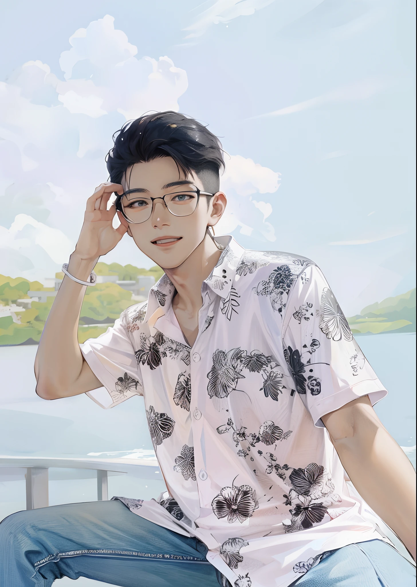 Anime, manga style, lineart, illustration,