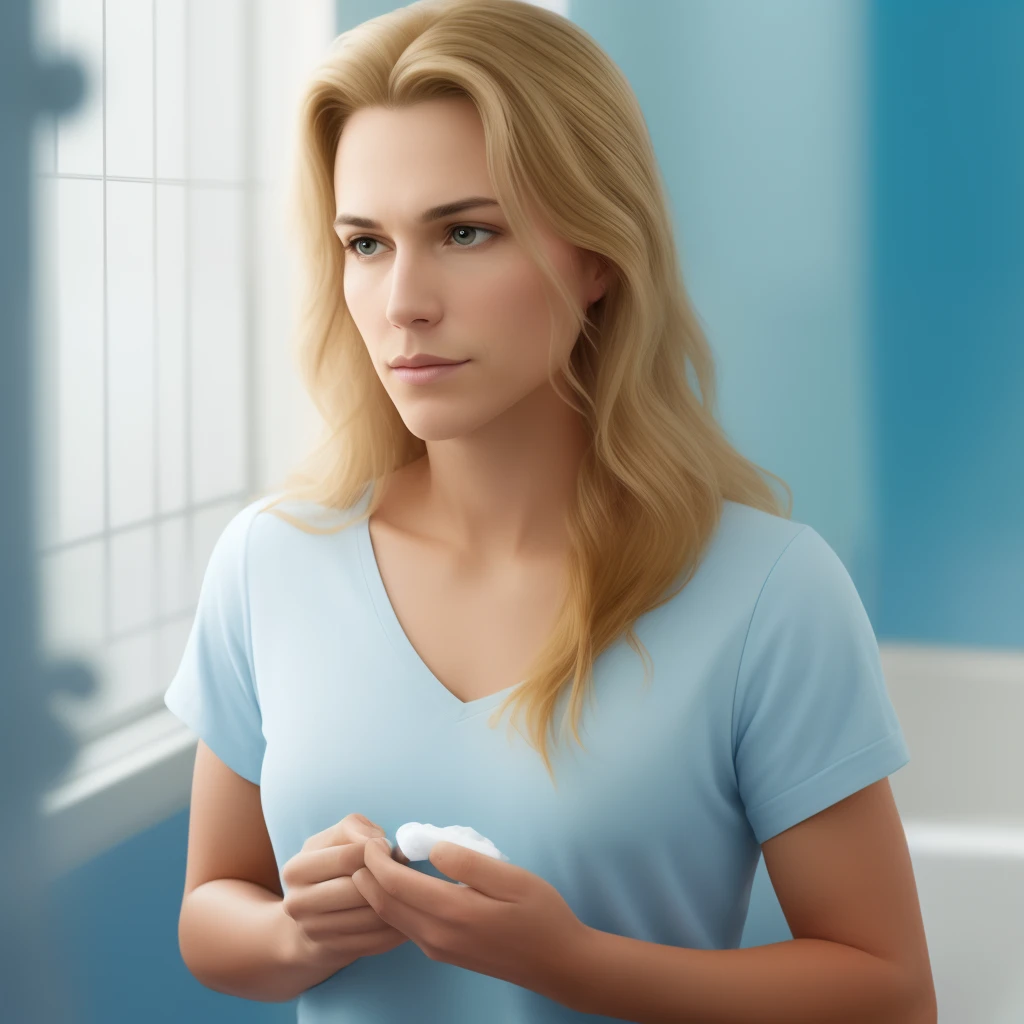 A fair-skinned man with slightly long blond hair with both hands clasped near his mouth and written "I Soap". Disney pixar
