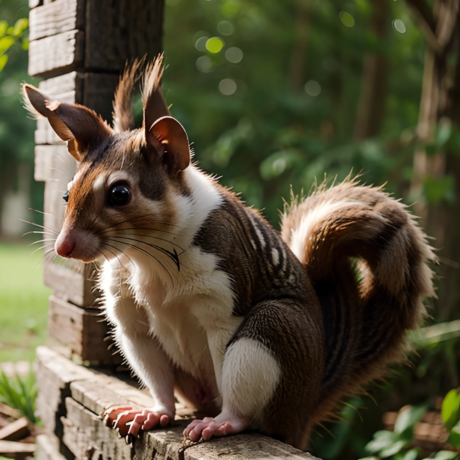 Squirrel opossum hybrid