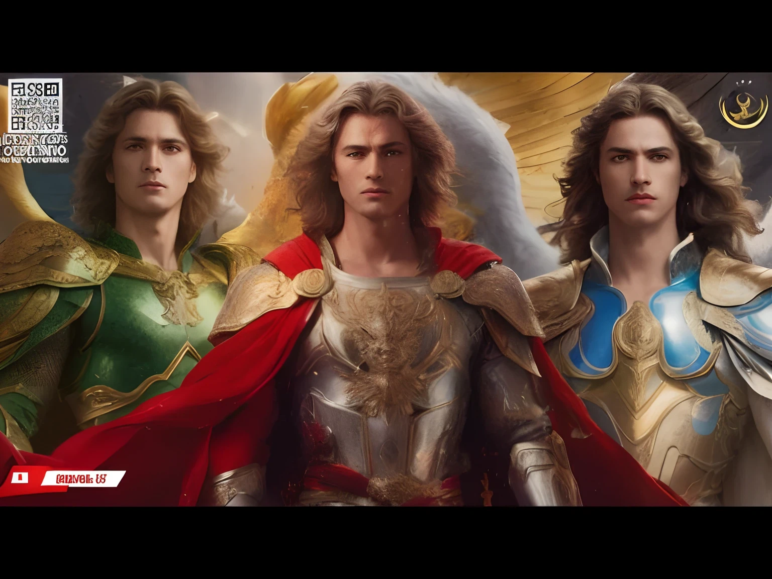 Os Anjos dos Arcanjos no filme, unreal motor render Sao Seiya, three futuristic princes, biblical epic movie, Directed by: Arthur Pan, Arte Oficial, Directed by: Roman Bezpalkiv, Arcanjo Miguel, [ cinemactic, Saint Seiya, Directed by: Ignacio Zuloaga, Graphic artist Magali Villeneuve, Michael Cavalo (Motor irreal