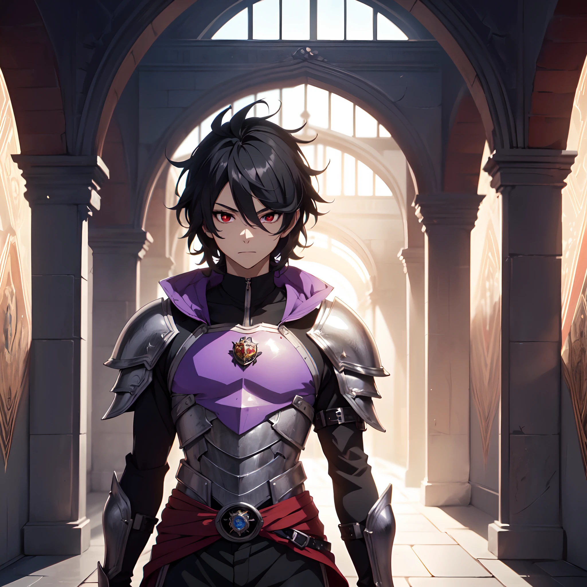 128K Ultra High Definition,
128K Ultra High Quality,
128K Ultra High Resolution,
Best Definition,
Best Quality,
Best Resolution,
Perfectly Detailed,
Perfectly Designed,
Extremely Detailed,
Extremely Designed,
Hyper Detailed,
Hyper Definition,
Hyper Quality,
Hyper Resolution,
Masterpiece,
(((Anime))),
Body Shot,
(((Boy))),
Handsome,
Muscular Body,
(((Black Mid Hair))),
(((Red Eyes))),
(((Hyper Detailed & Perfectly Designed With Ultra High Quality Purple Warlord Armor))),
(((Inside Of Medieval Royal Palace Background Scenery))),