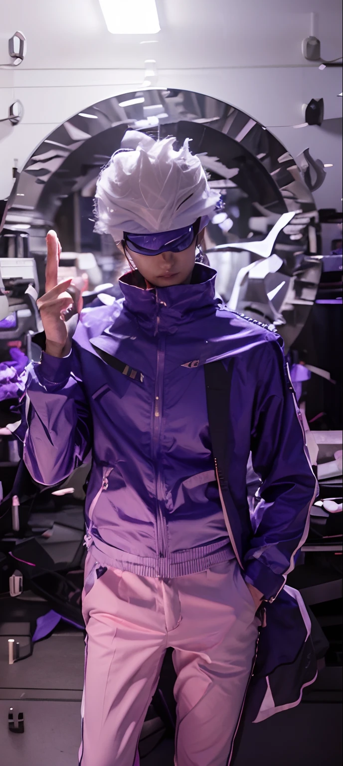Gojo satoru ultra hd 4k wallpaper high quality 3d wallpaper purple colour