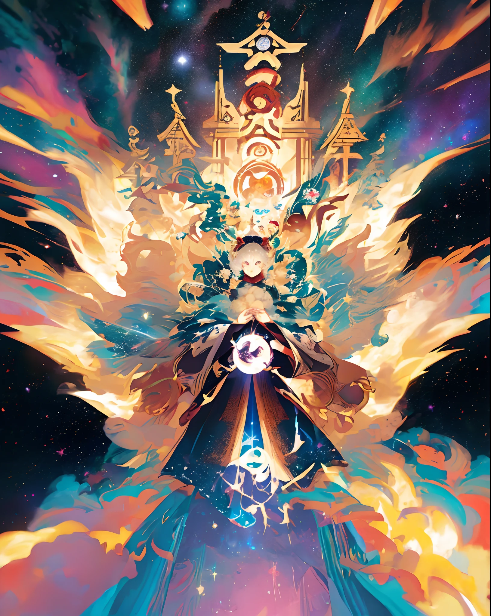 2d anime kitsune god galaxy