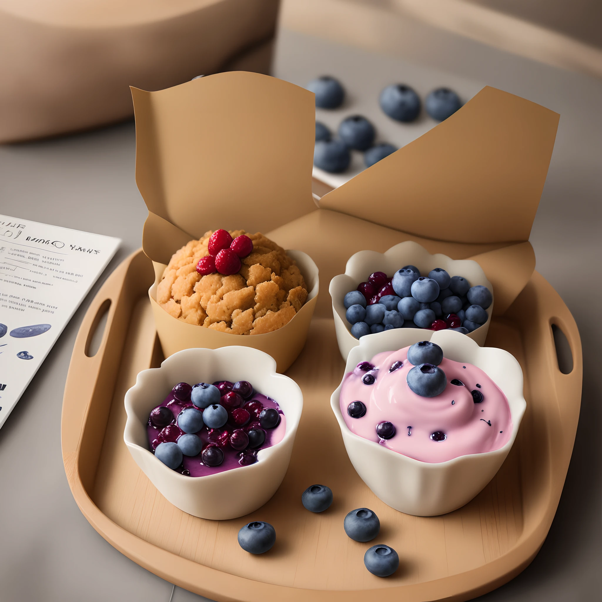 Blueberry Pudding Package