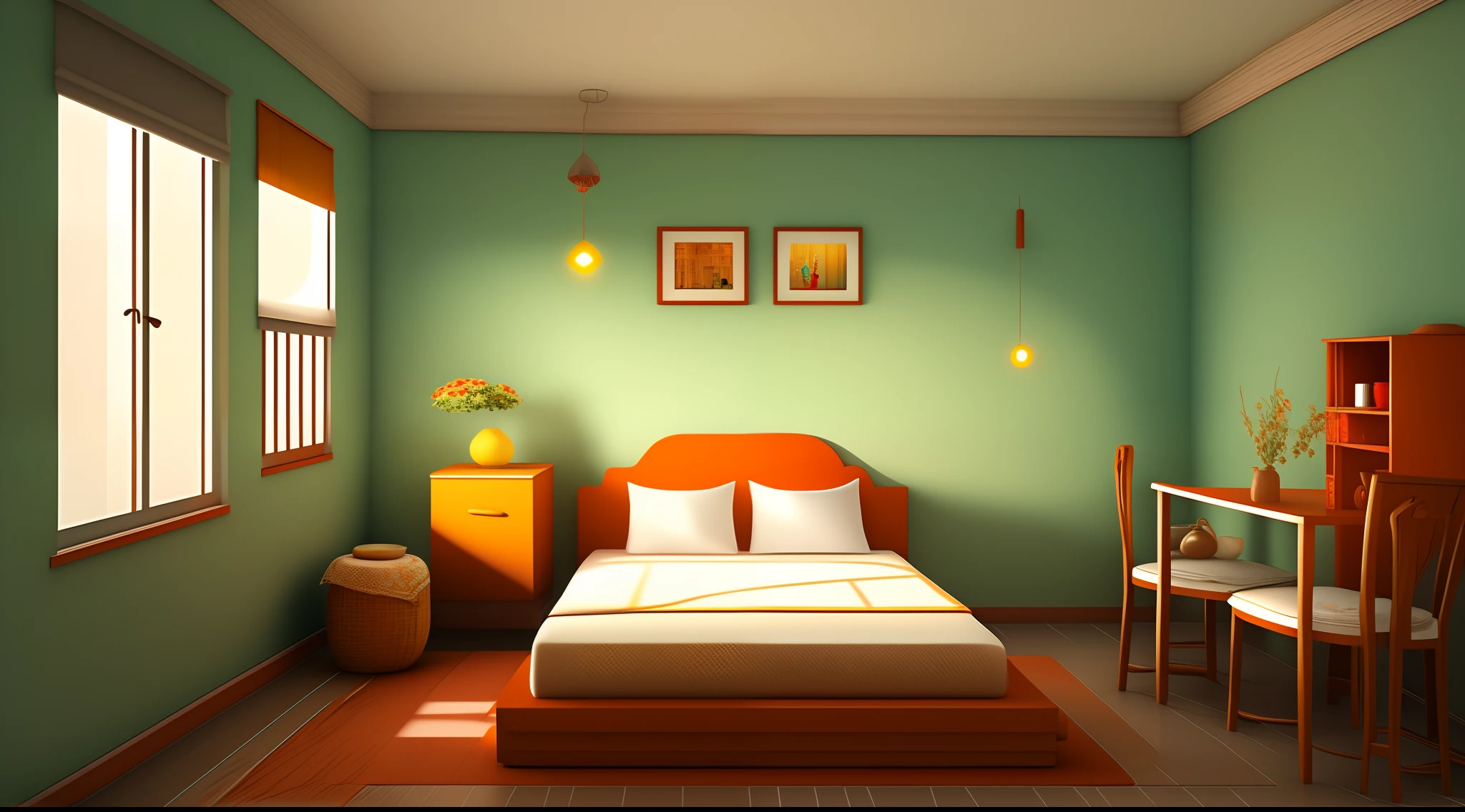 cartoon house room interior, poor house room interior, room , bad condition room interior, a Indian room a small room, Indian room interior bright white lighting