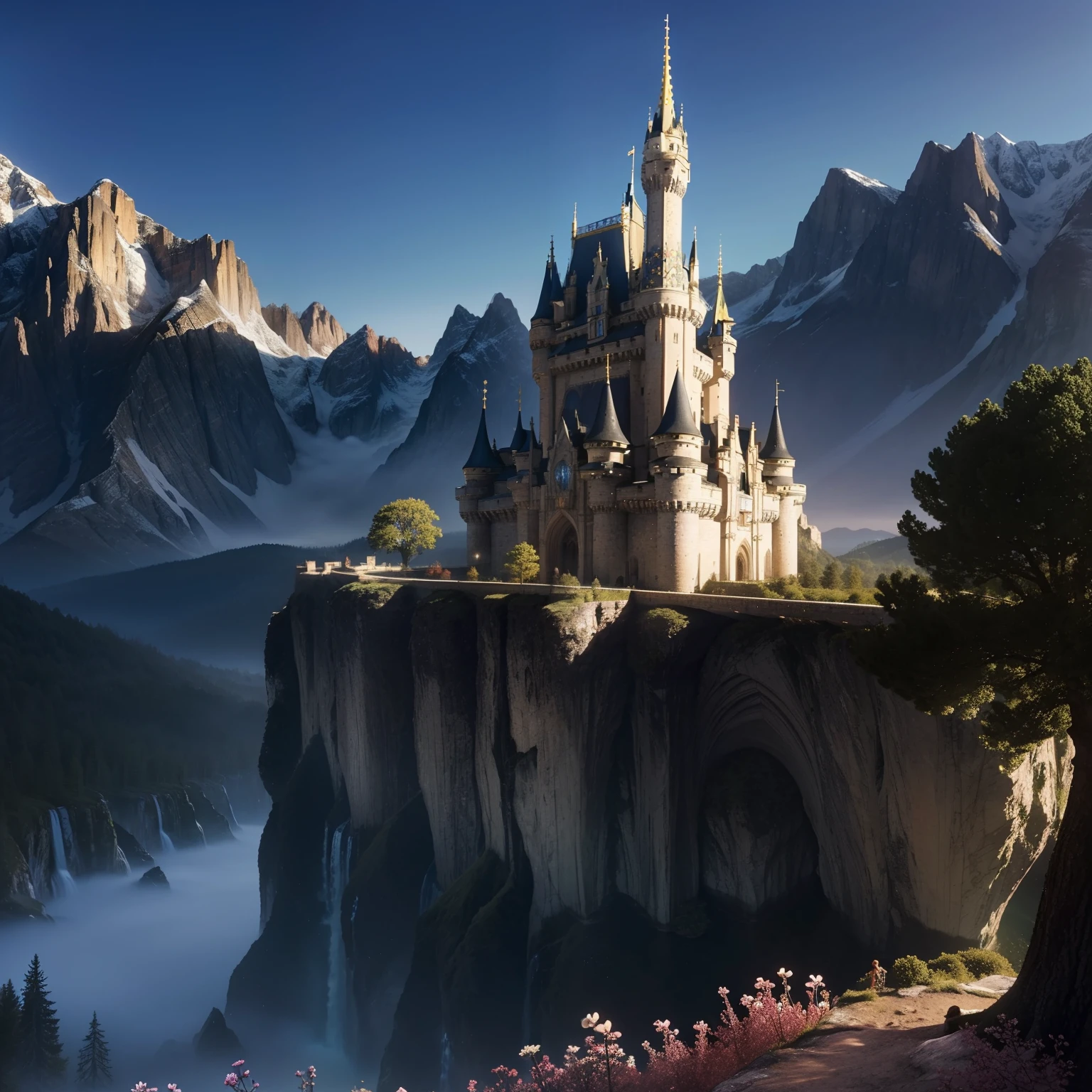 Let your imagination take flight with a fairytale landscape that is brought to life in stunning detail. From the tiniest flower to the grandest castle, every aspect of this magical world is rendered with precision and beauty."