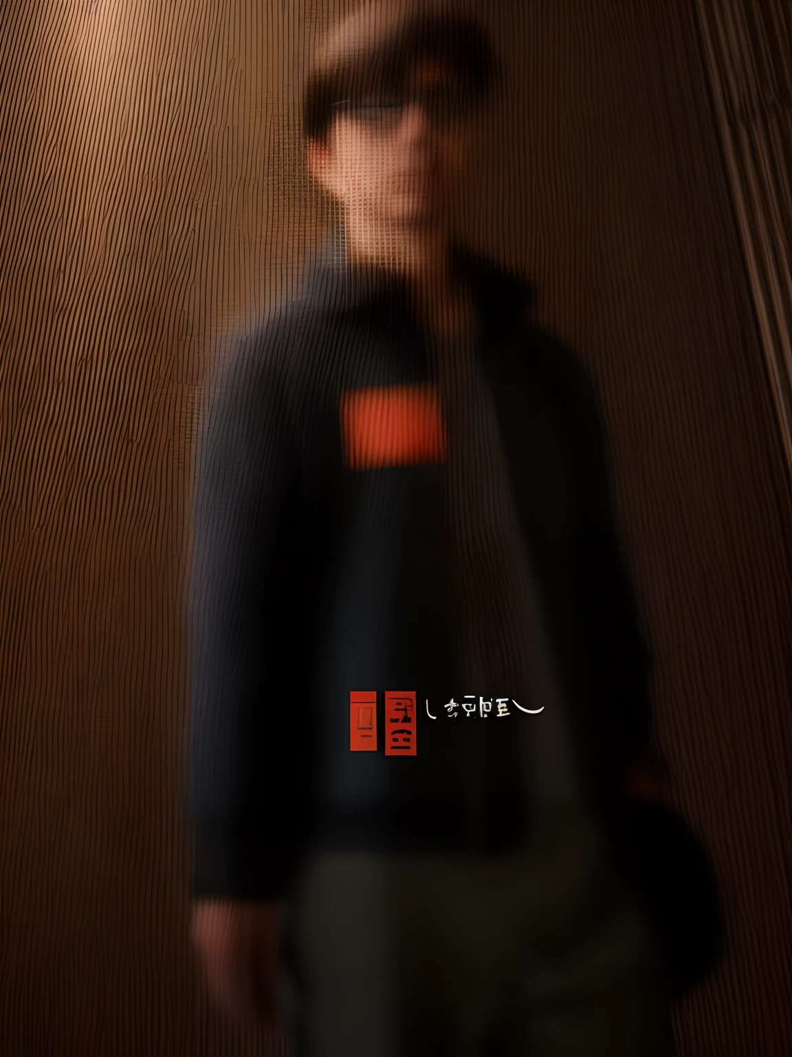 Blur the background of the character,The characters remain the same