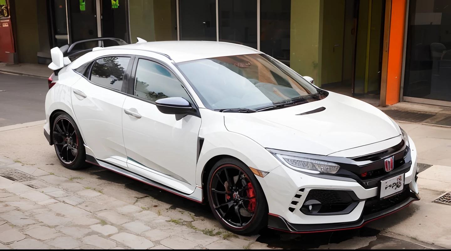 Real Honda Civic Type-R white fk8